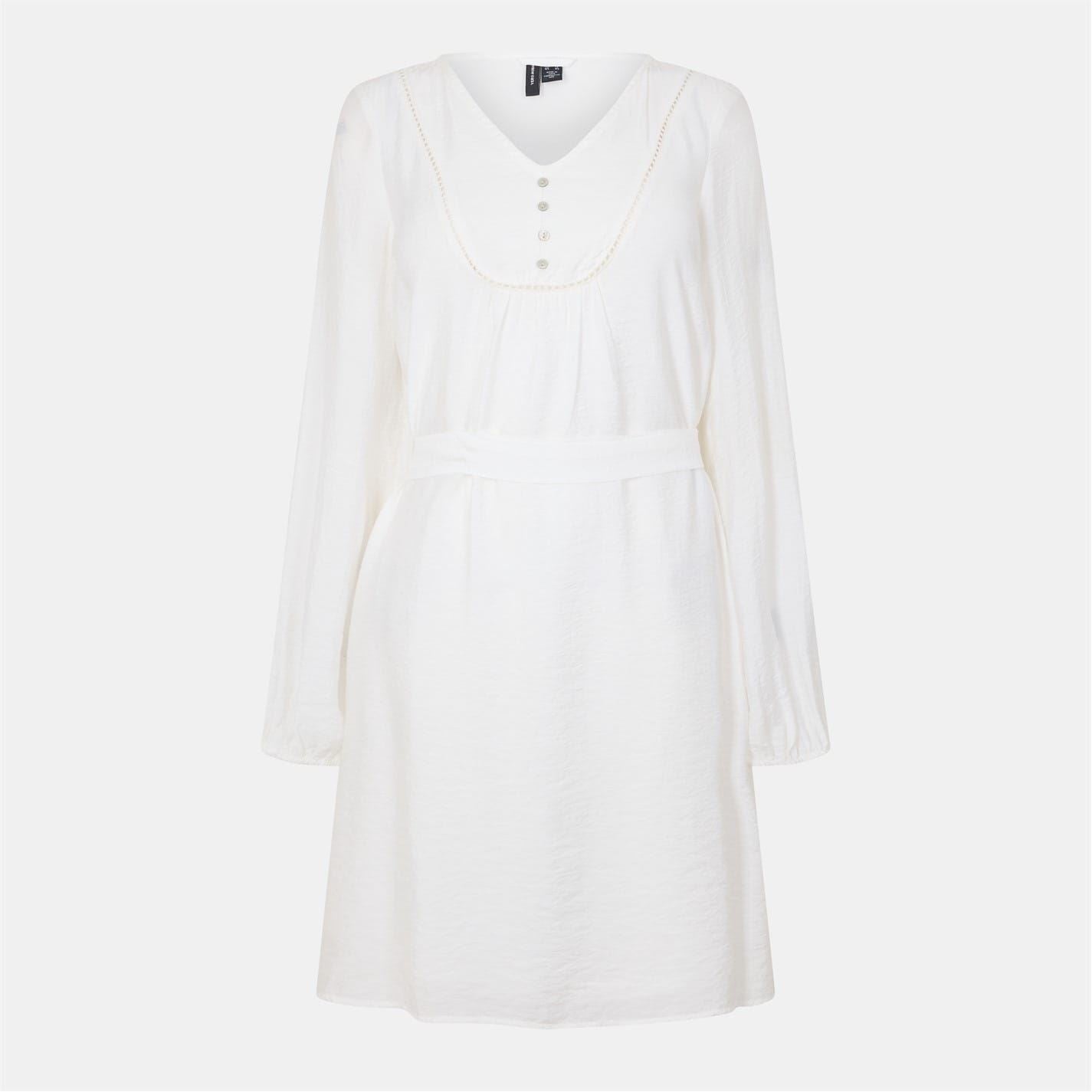 Vero Moda Mira V-Neck Mini A-Line Dress