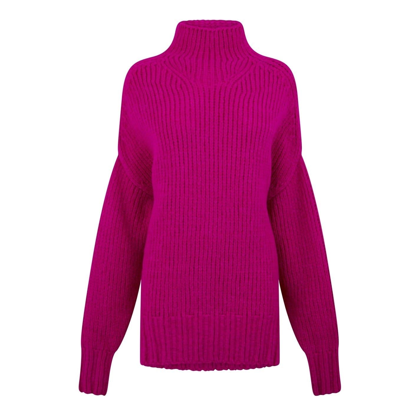 Lanvin Turtleneck Oversize Fit Long Sleeve Sweater