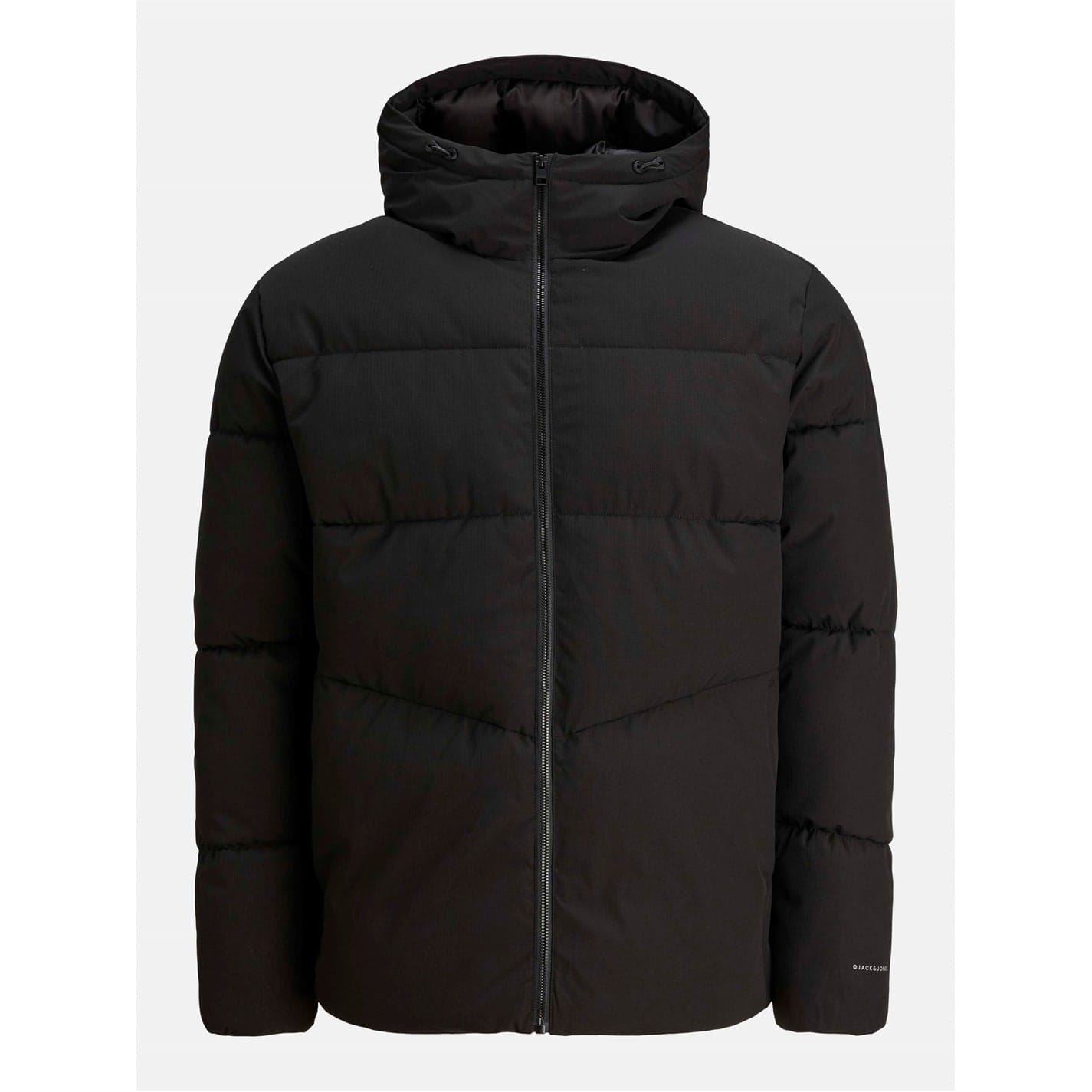 Jack and Jones Solid Patterned Global Puffer Jacket