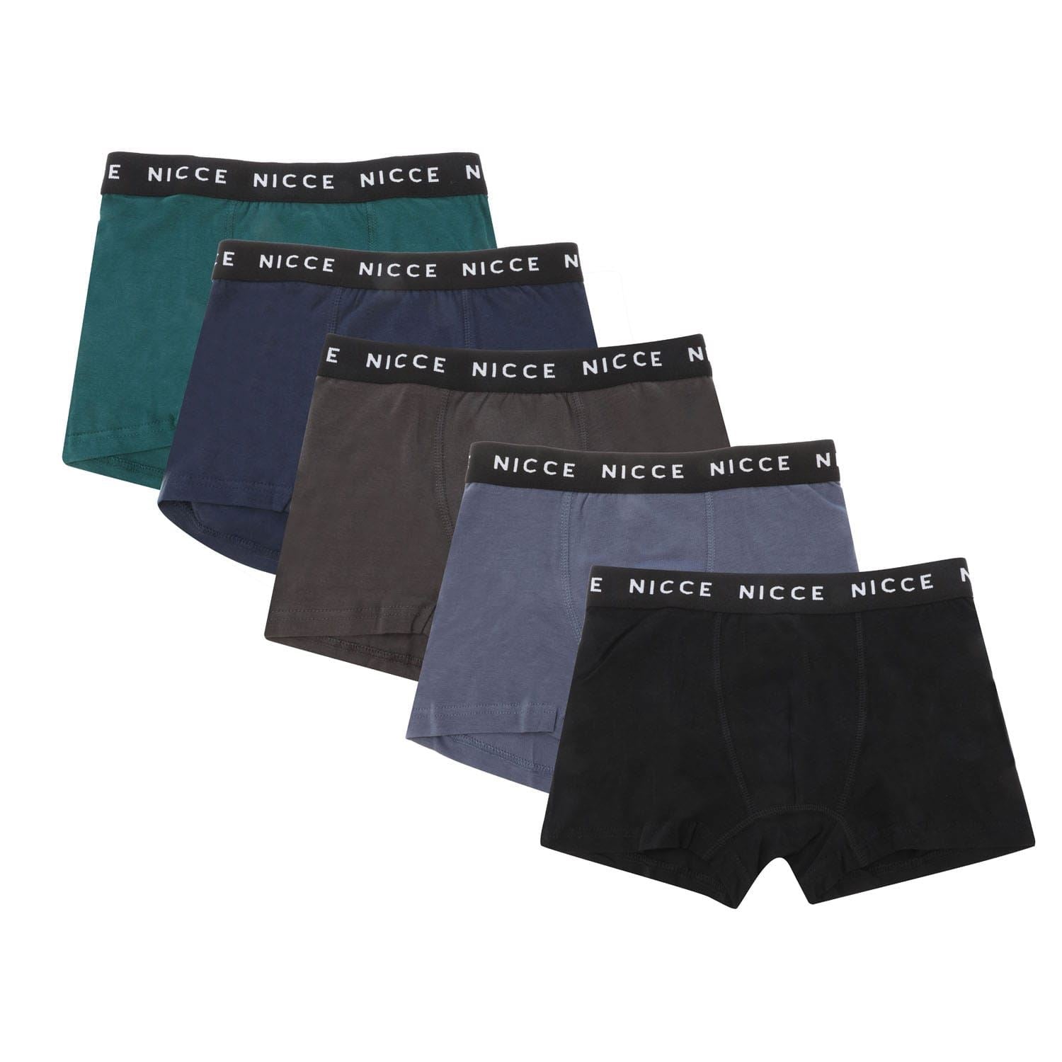 NICCE Boys Virto 5 Pack Boxers