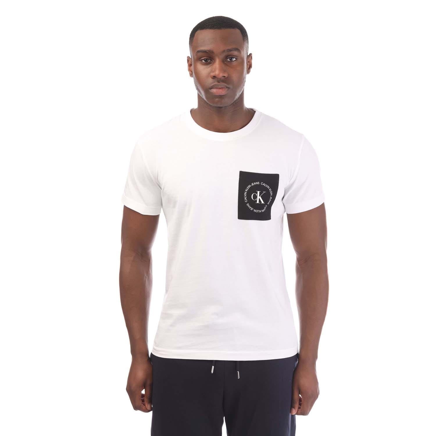 Calvin Klein Round Logo Pocket T-Shirt