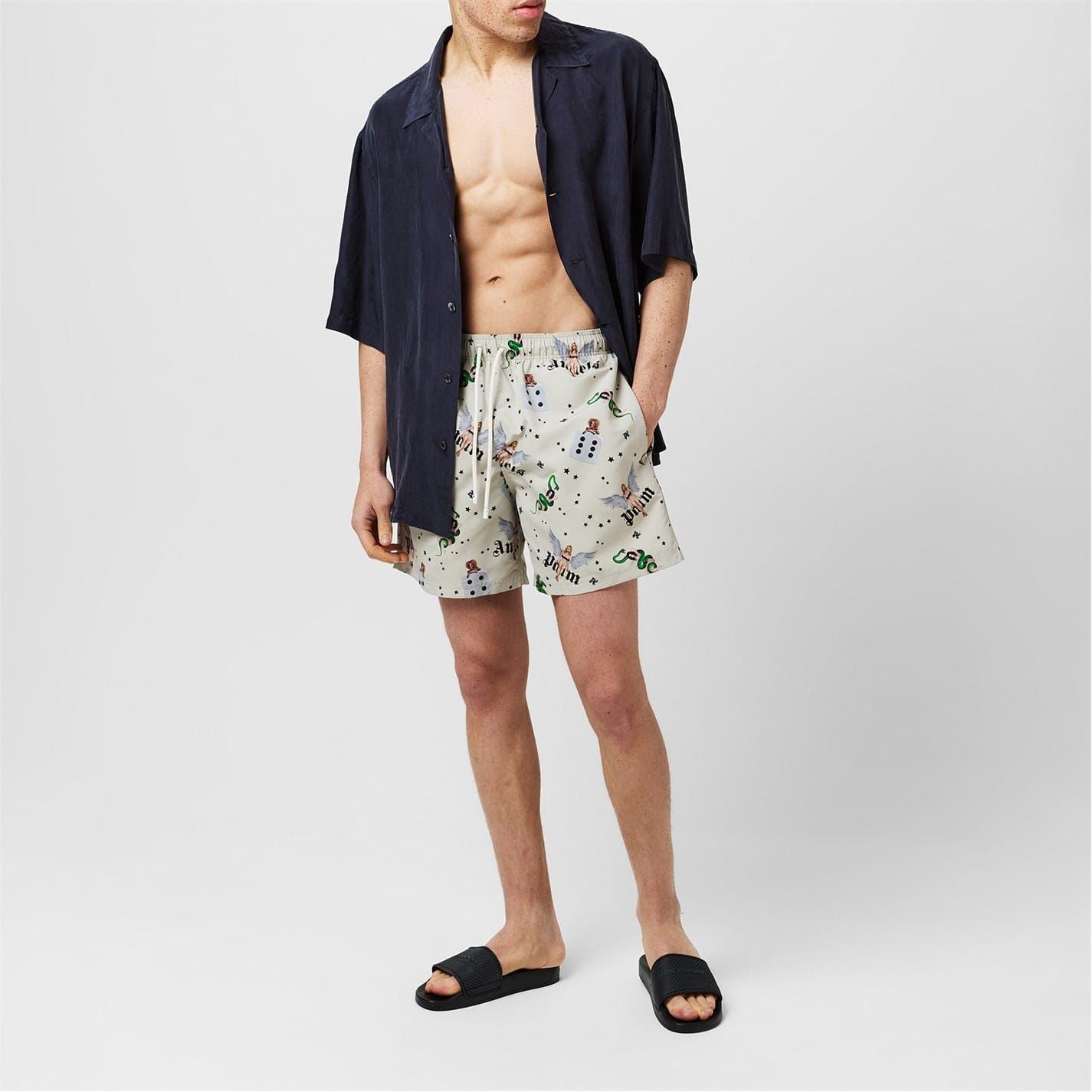 Palm Angels Pin Up Swim Shorts