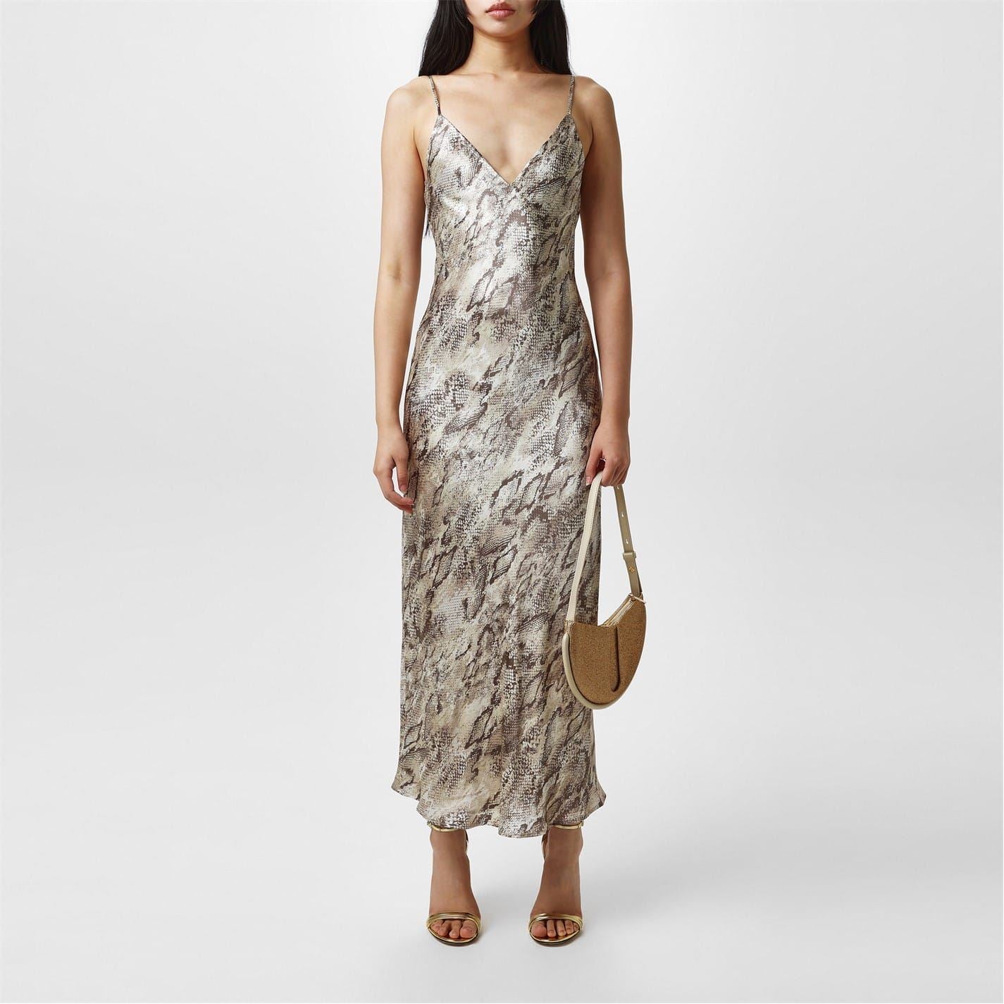 LAgence Serdie Silk Slip Dress
