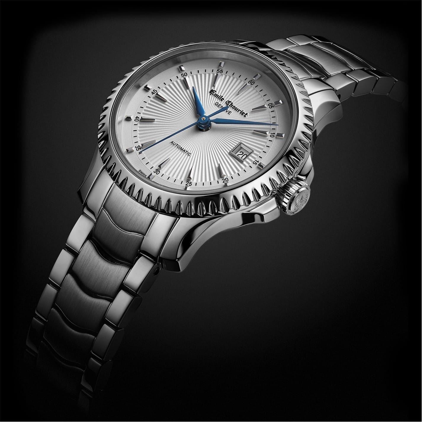 Emile Chouriet Stainless Steel Luxury Analogue Watch