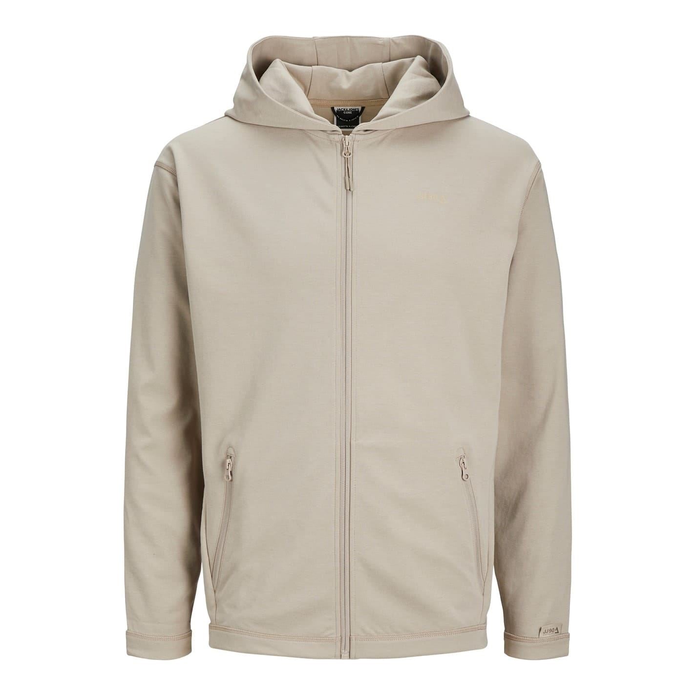 Jack and Jones Hooded Sweat Jacket with Zipped Pocket