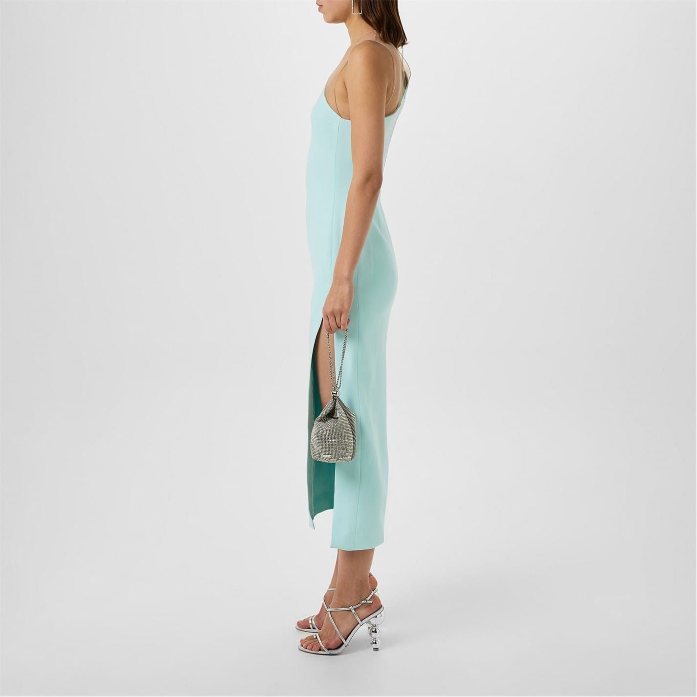 David Koma Asymmetric Midi Dress