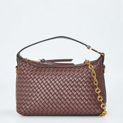 Aldo Ribbed Hobo Handbag with Detachable Strap