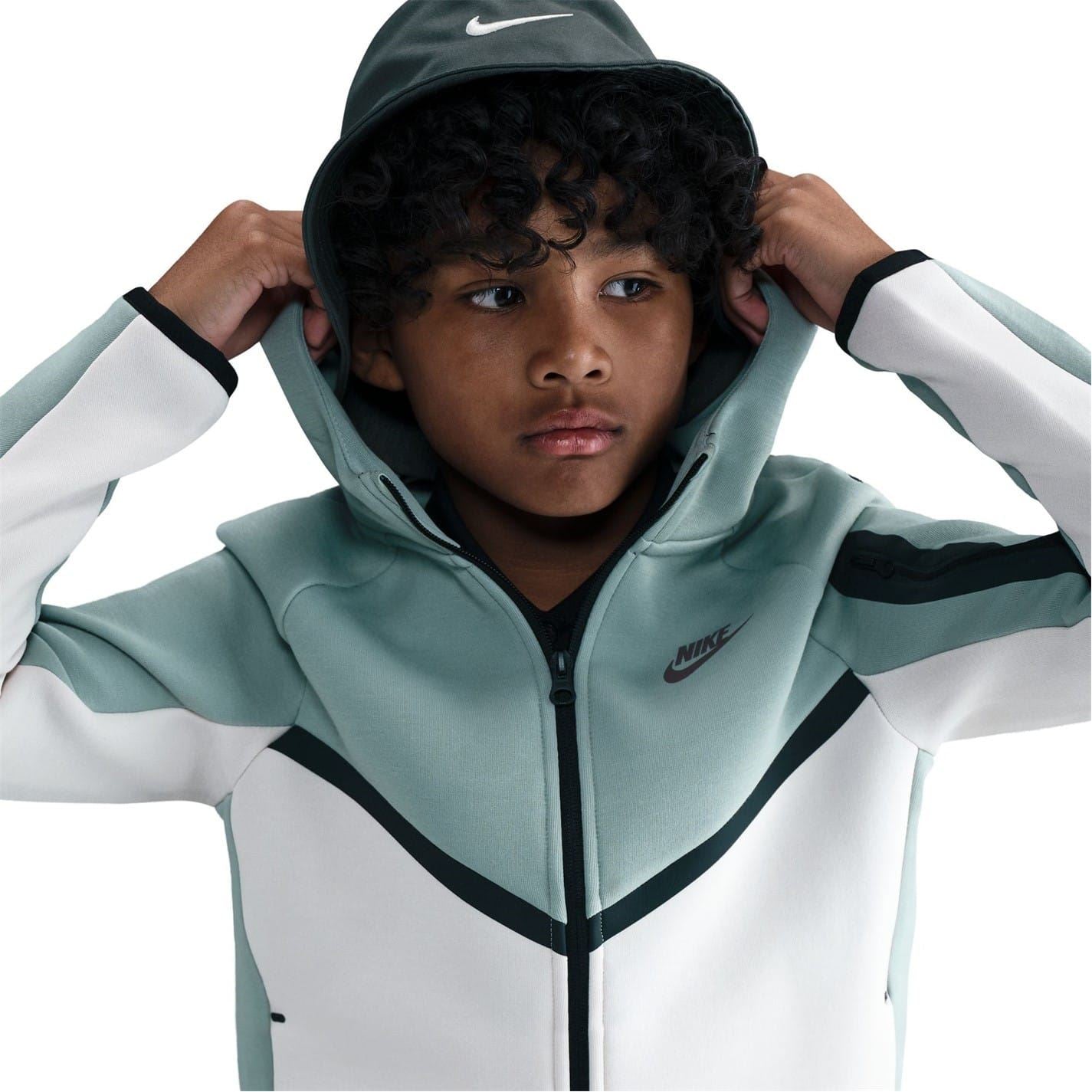 Nike Sportswear Tech Fleece Full Zip Hoodie Juniors