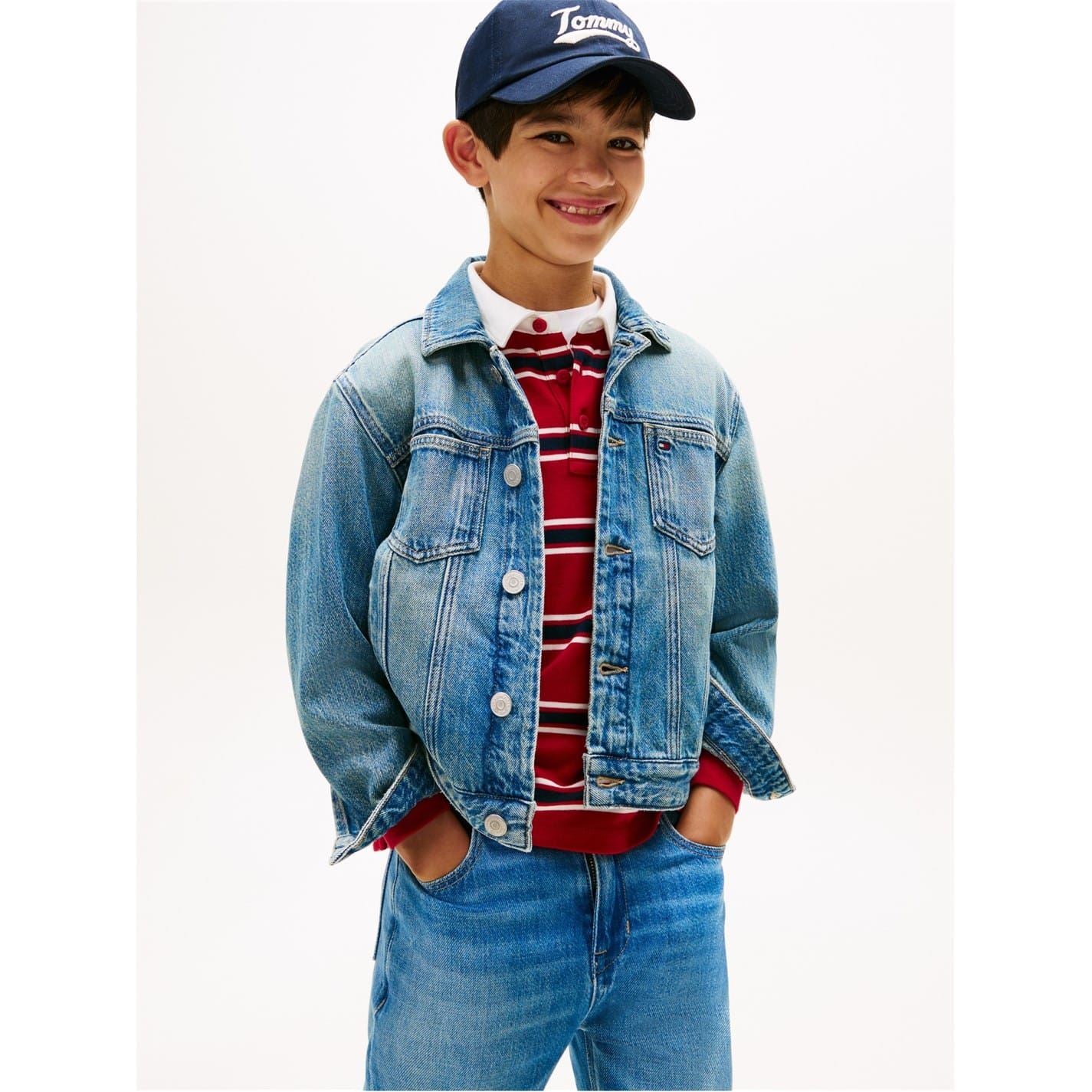 Tommy Hilfiger Flag Graphic Denim Jacket