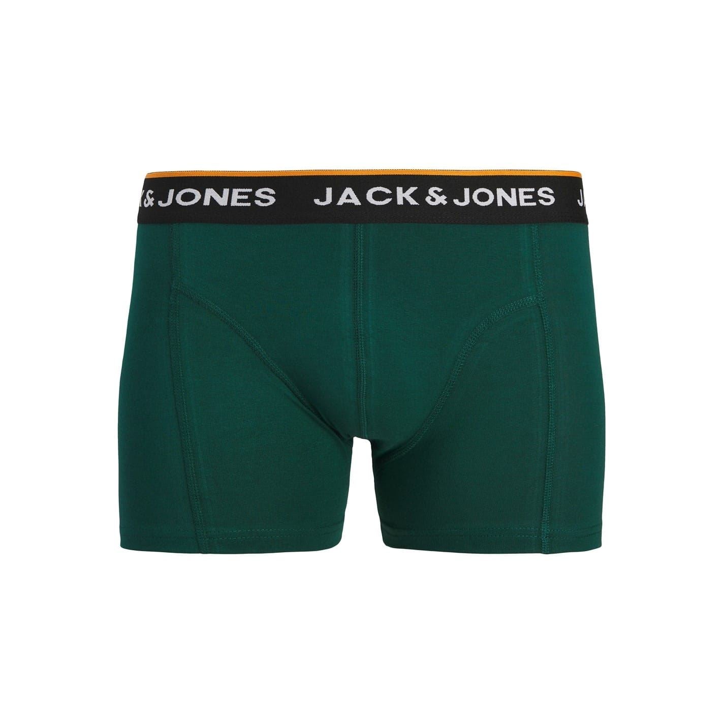 Jack and Jones 3 Pack Plain Design Boxer Briefs