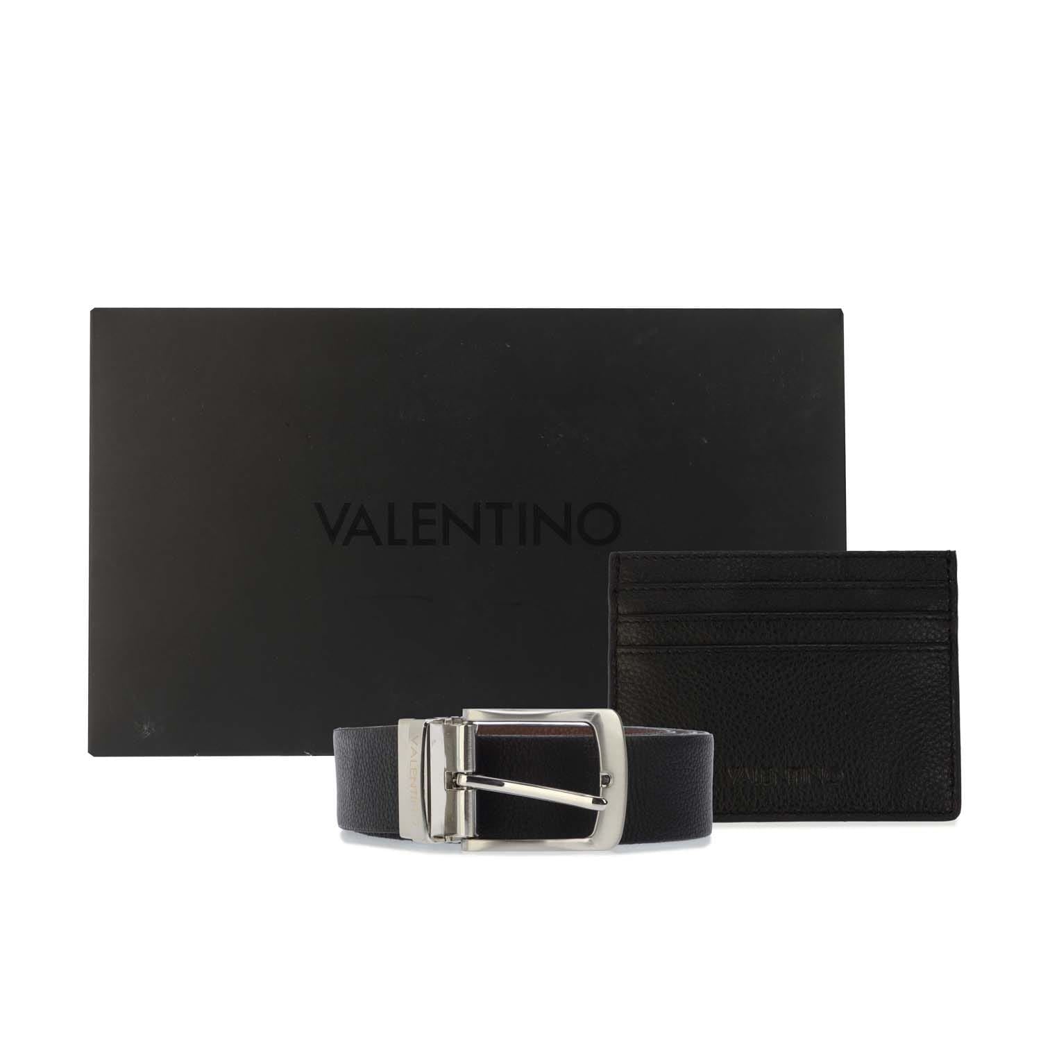 Mario Valentino Rook Belt & Wallet Set