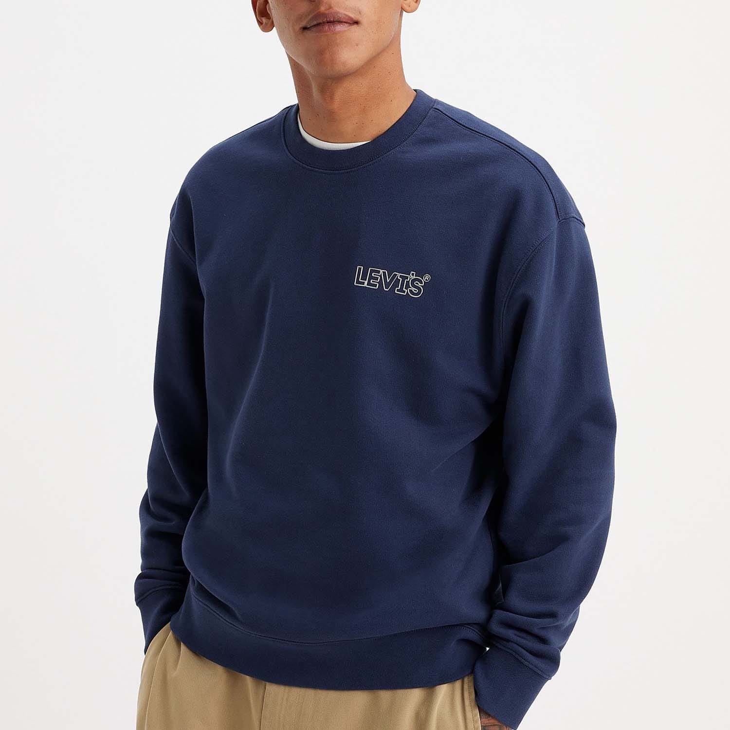 Levis Relaxed Graphic Crew Neck Sweatshirt