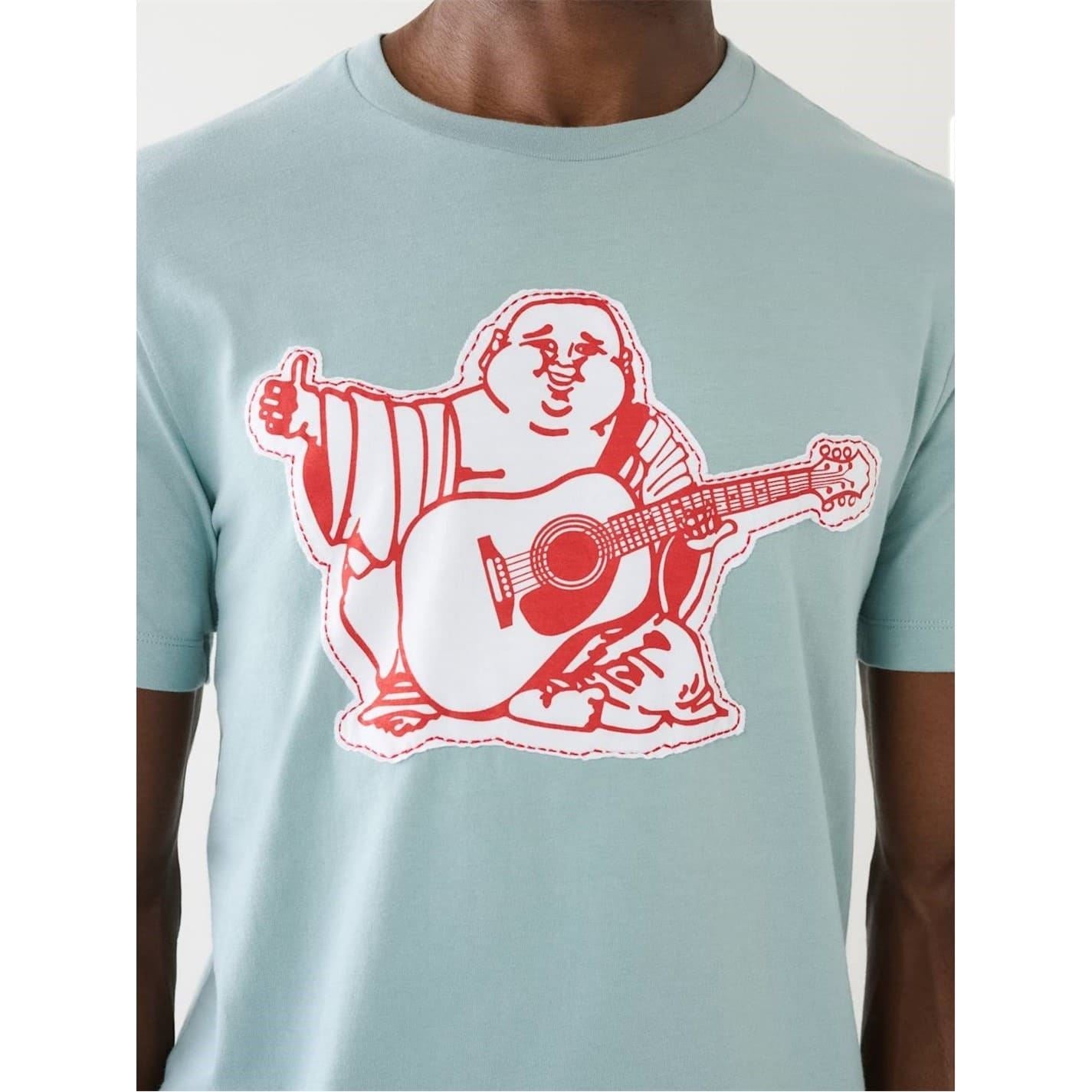 True Religion Buddha Print Crew Neck Regular Fit T-Shirt