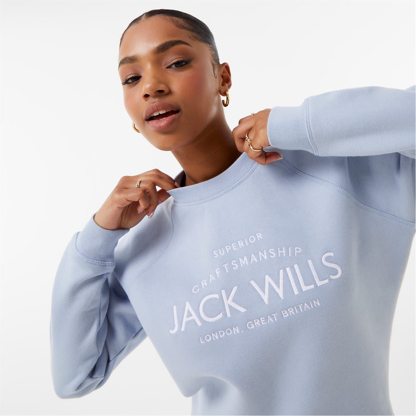 Jack Wills Hunston Graphic Crew Neck Sweatshirt