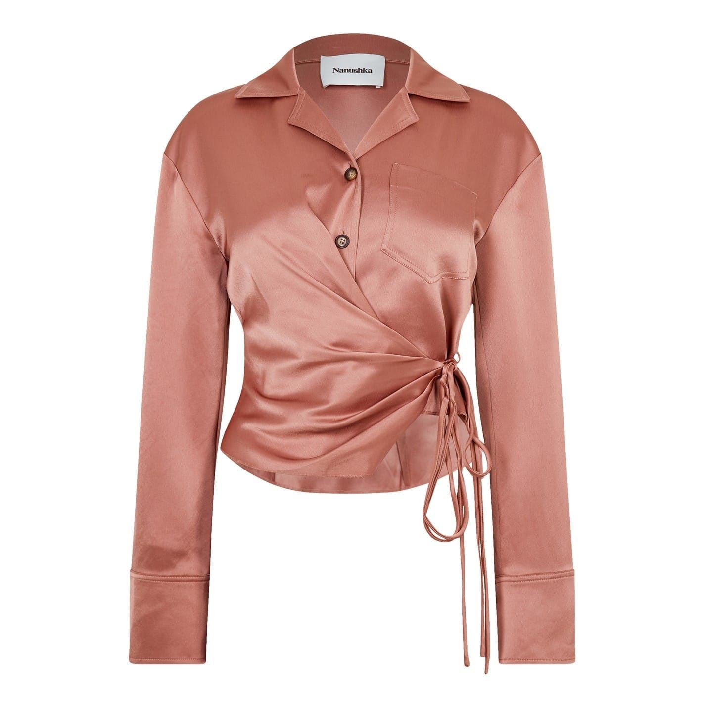 Nanushka Merano Regular Fit Long Sleeve Shirt