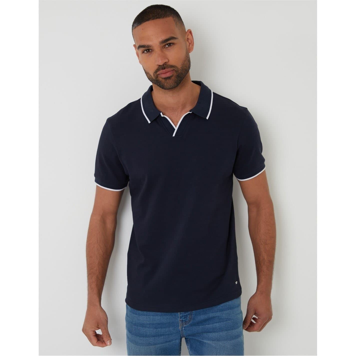 Threadbare Polo Marriage Regular Fit Short Sleeve Shirt