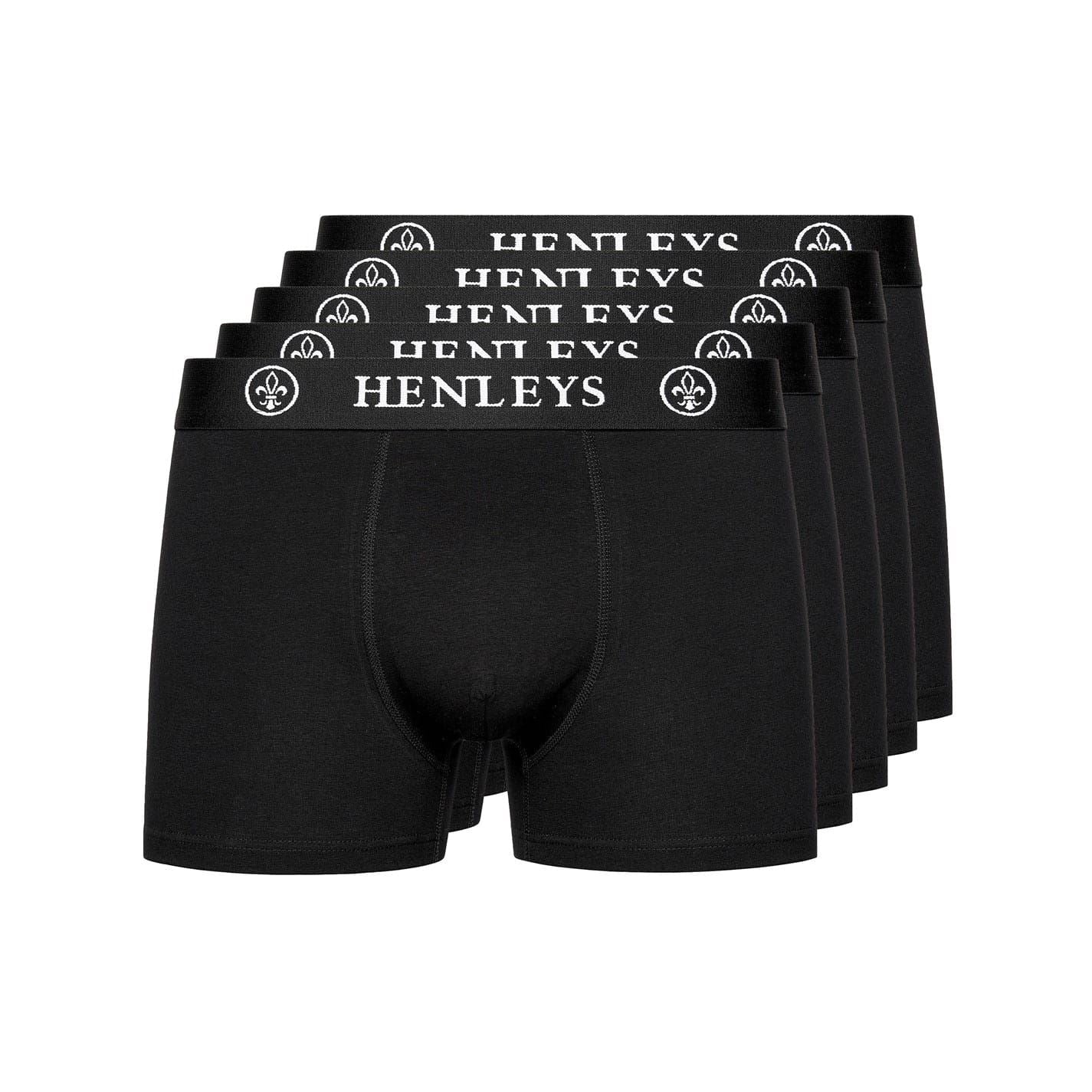 Henleys Mcblk 5p Boxer