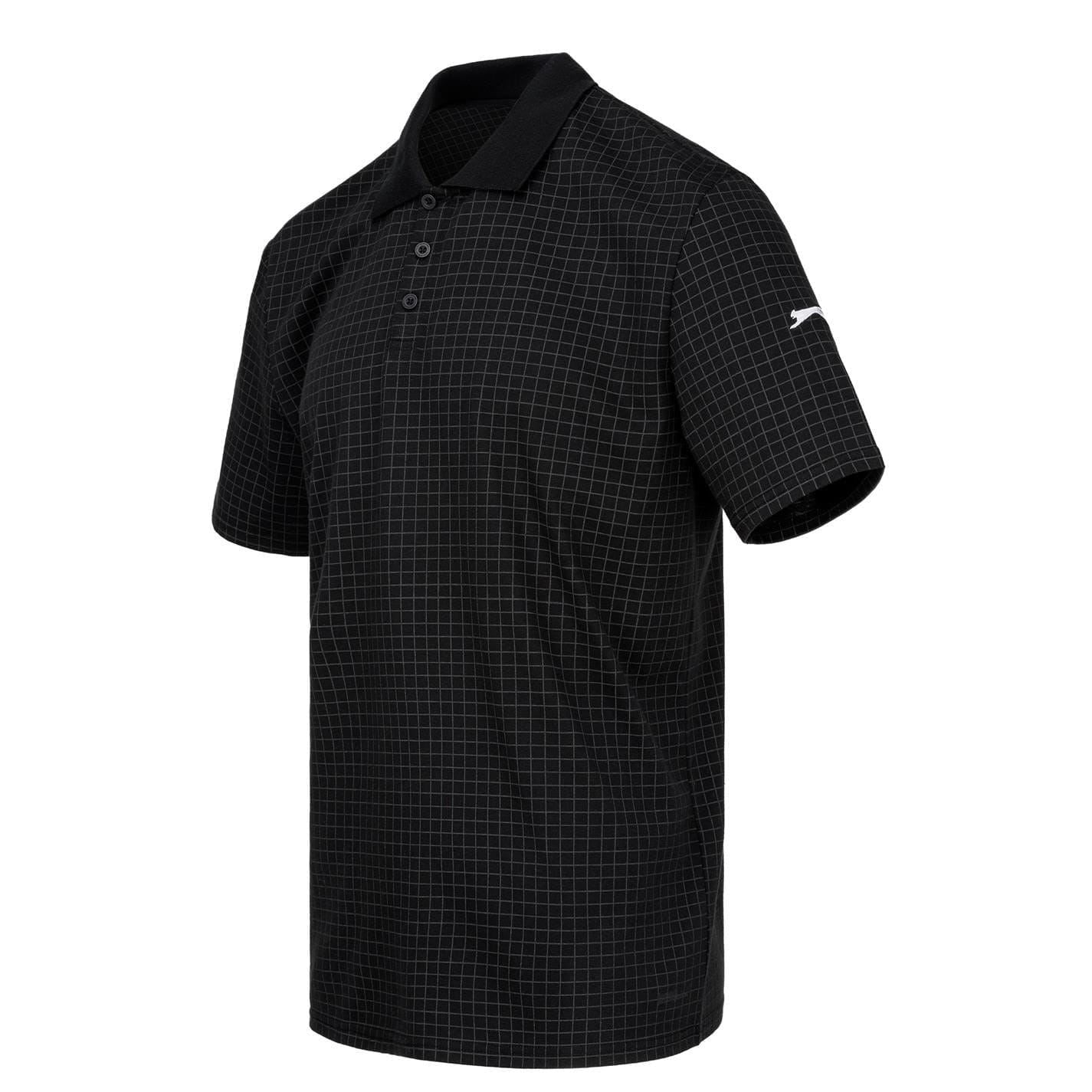 Slazenger Mens Check Golf Polo