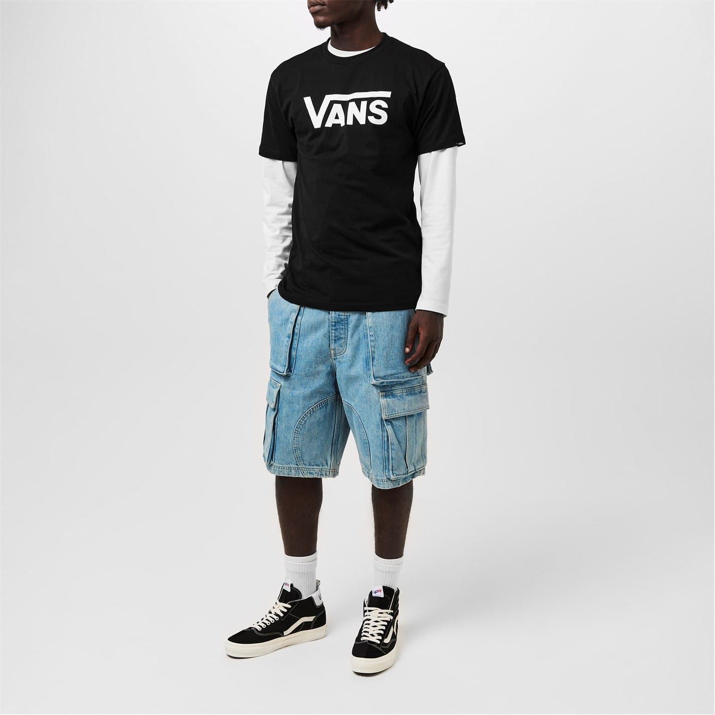 Vans Clash The Wall Hi Top Canvas Trainers