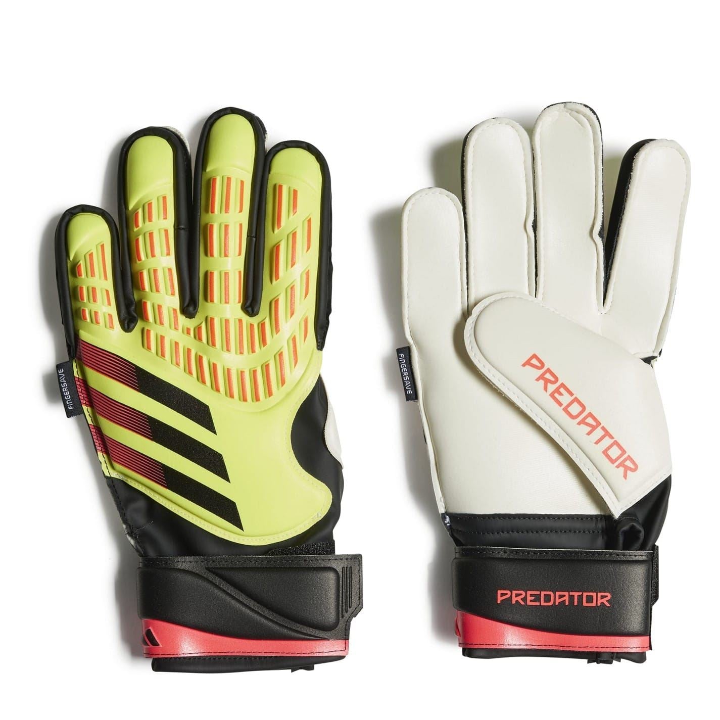 adidas Predator Match Fingersave Goalkeeper Gloves Juniors
