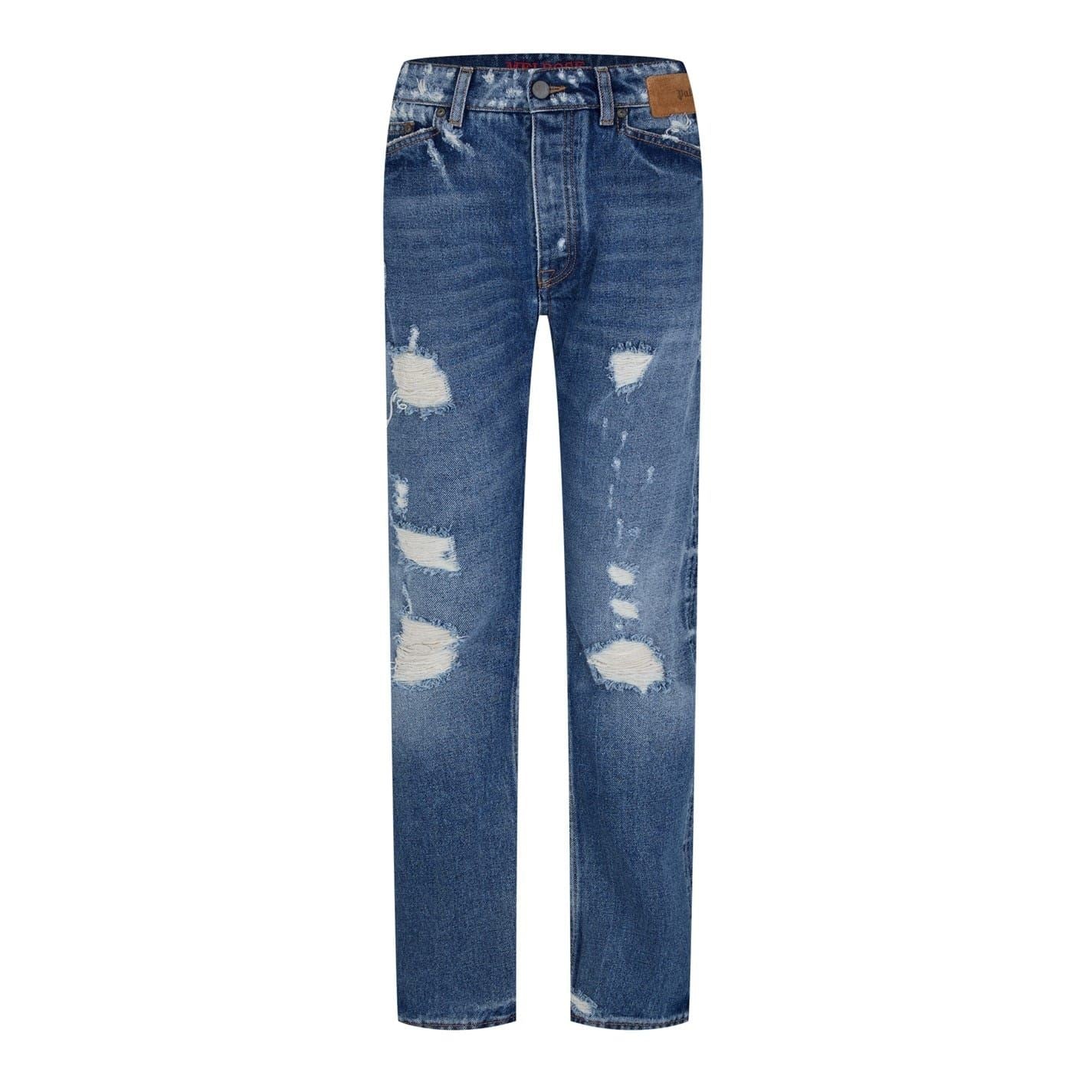 Palm Angels Distressed Regular Fit Jean