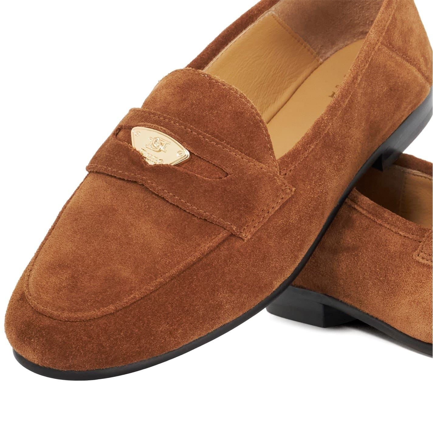 Dune London Solid Patterned Greek Penny Loafers
