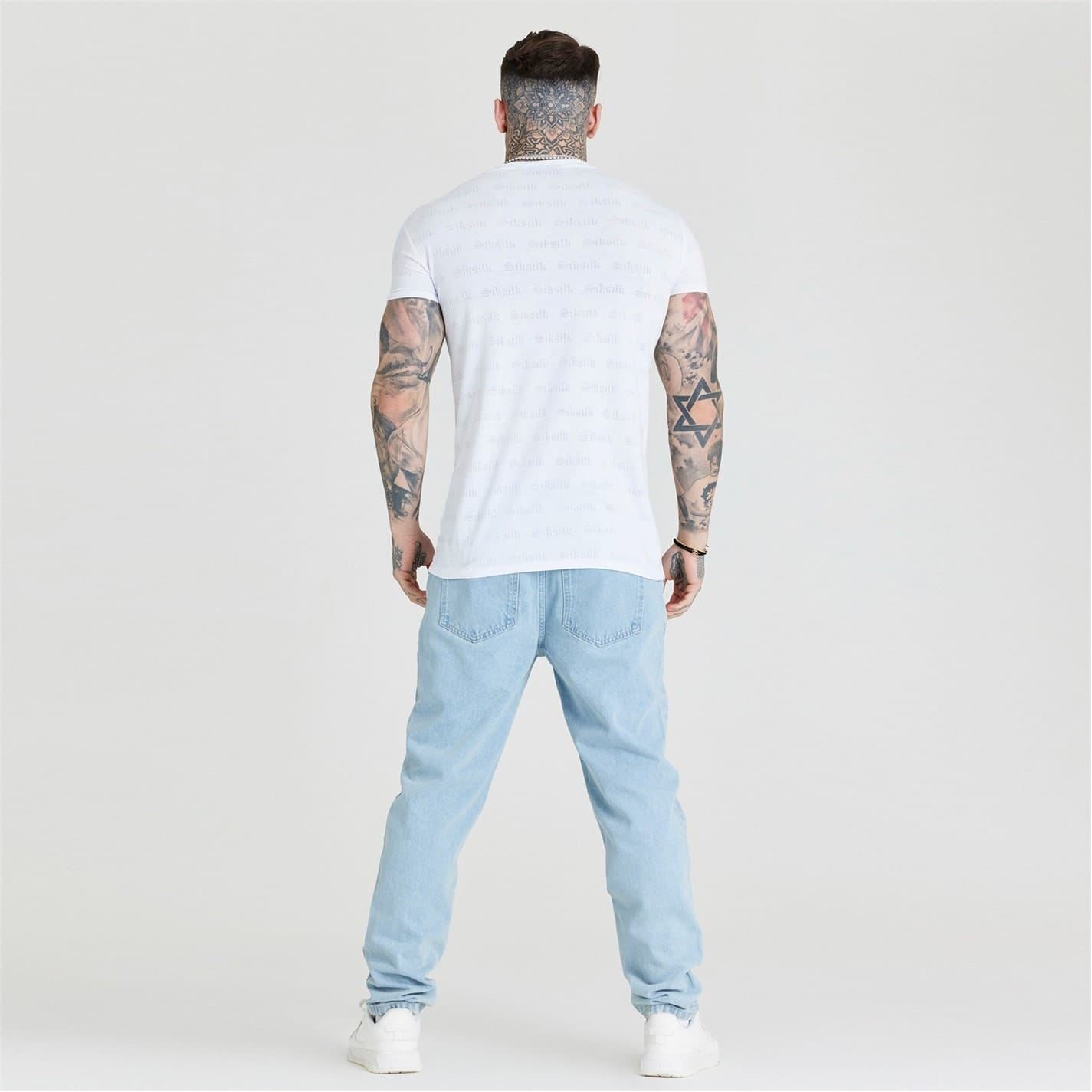 SikSilk Regular Fit Crew Neck T-Shirt