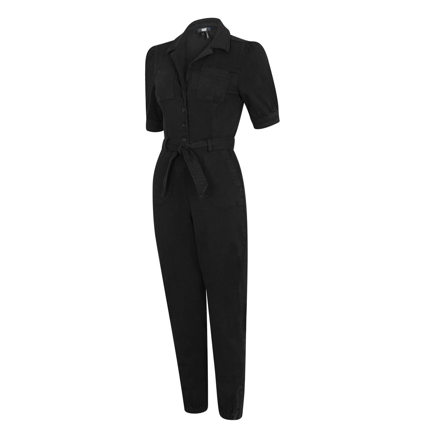 Paige Mayslie Collared Short Sleeve Jumpsuit