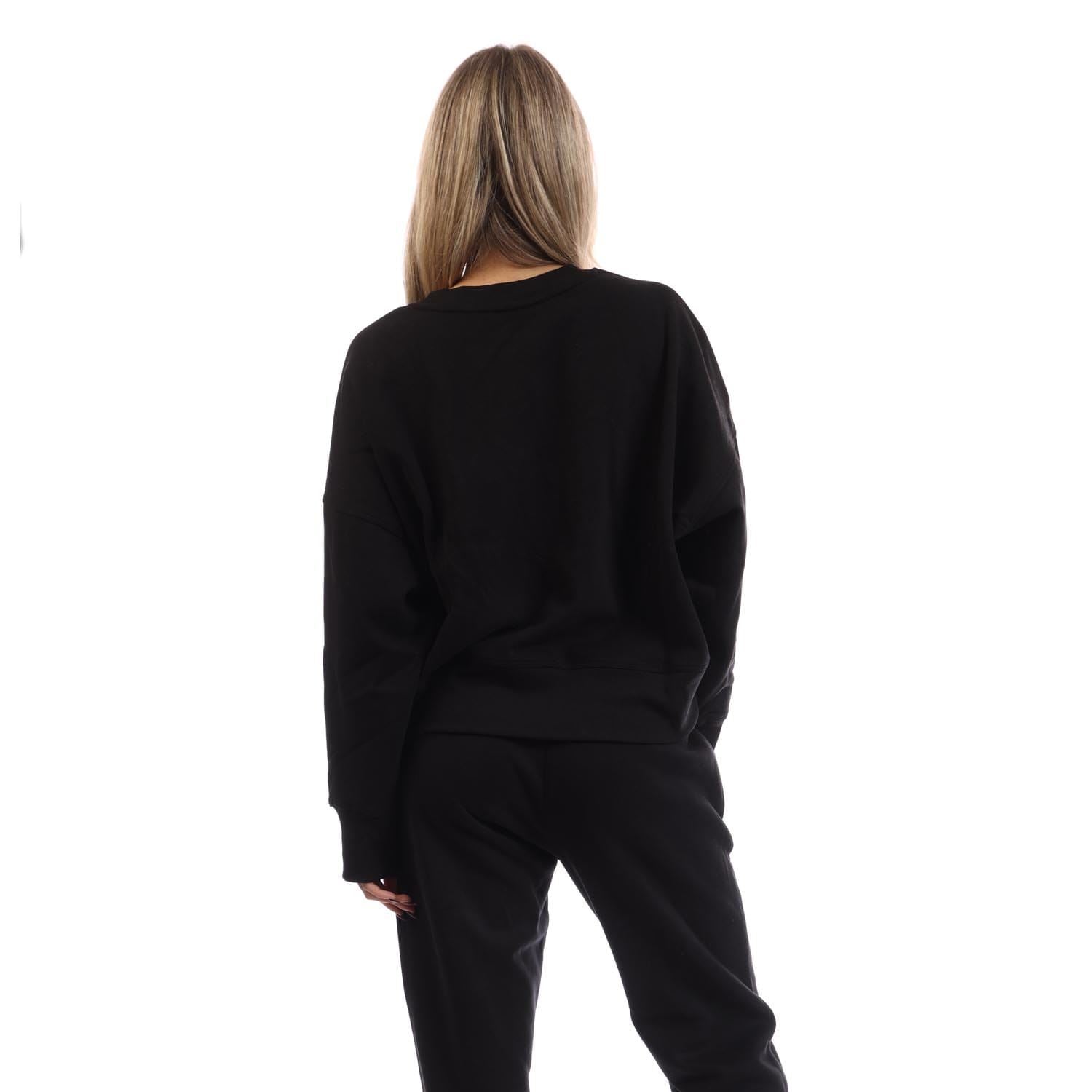 DKNY Foil Logo Crew Neck Sweat