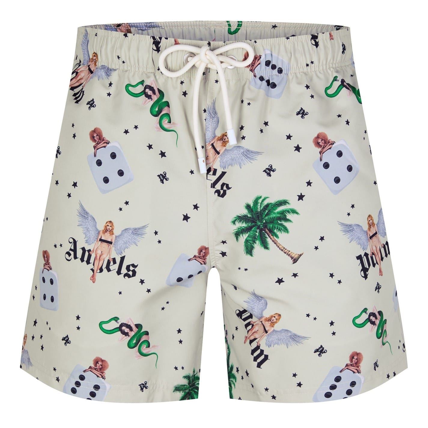 Palm Angels Pin Up Swim Shorts