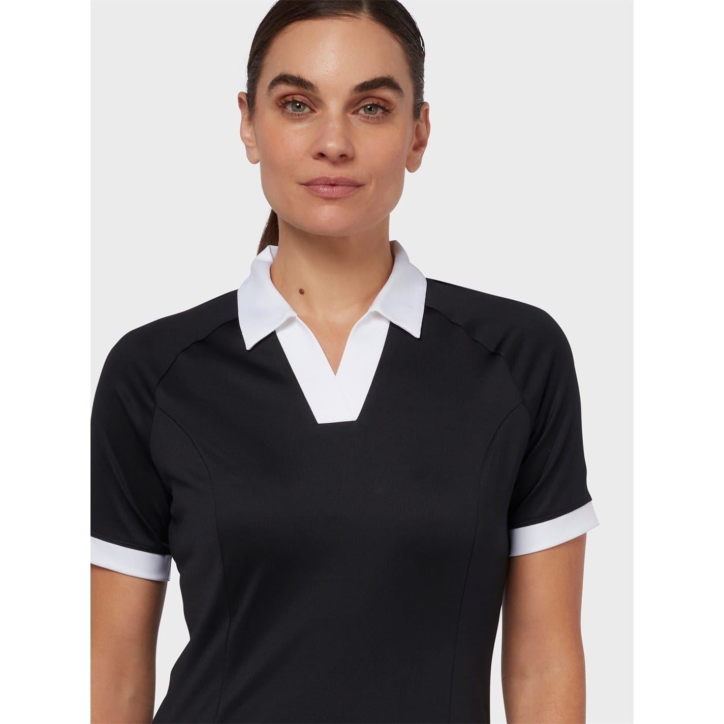 Callaway Collared Neck Raglan Sleeve Polo Shirt