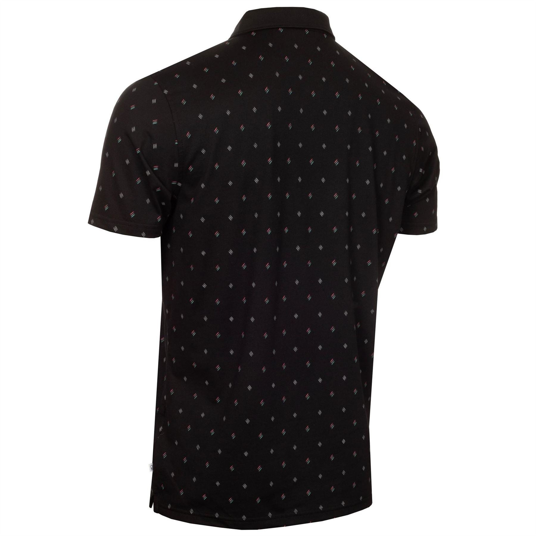 Calvin Klein Golf Graphic Print Collared Short Sleeve Polo Shirt