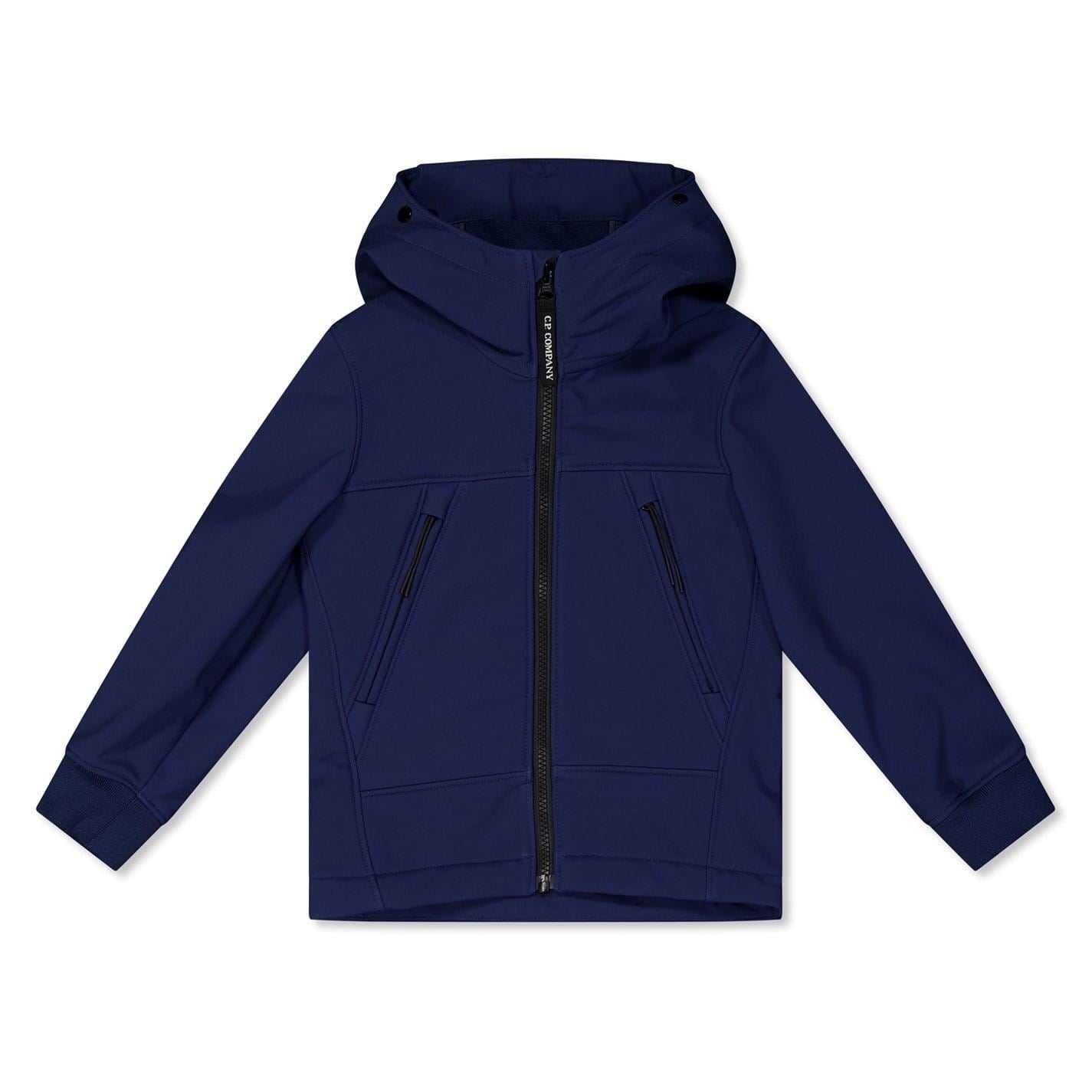 C.P. Company Hooded Softshell Jacket with Zipped Pocket