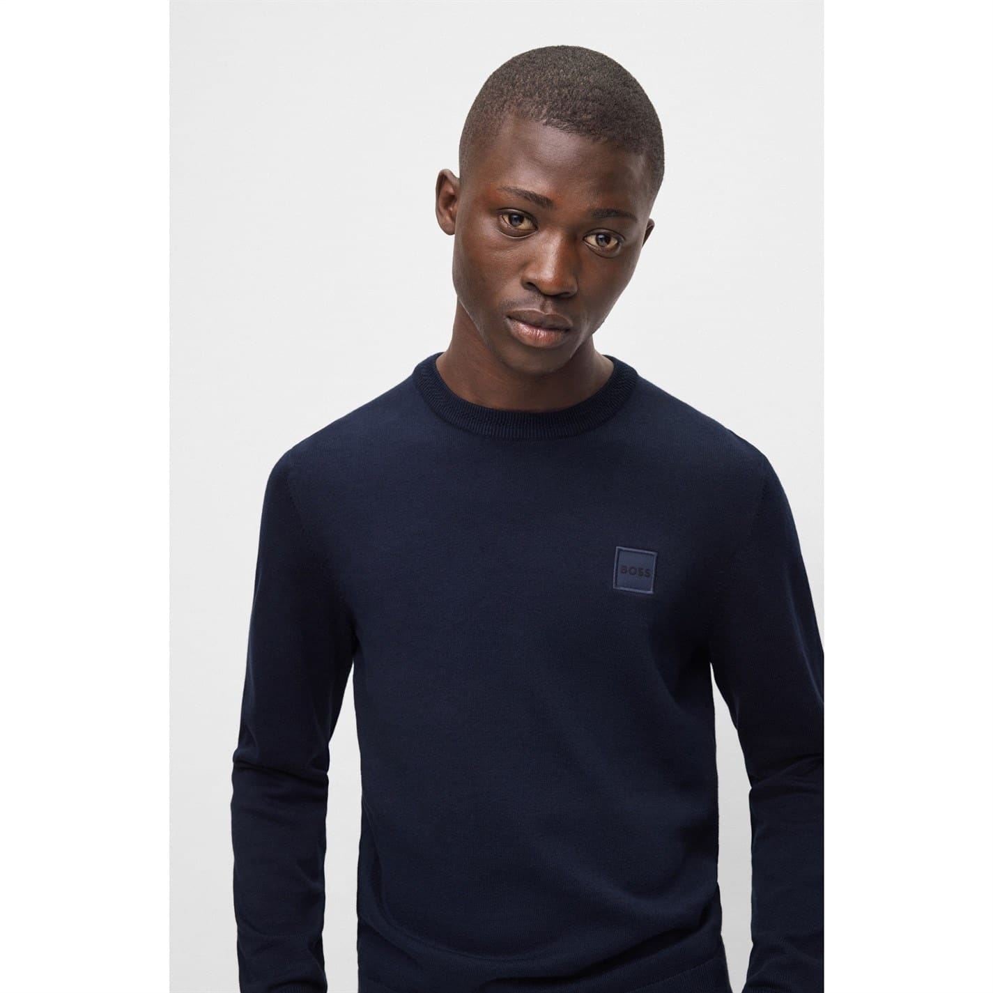 Boss Mens Kanovano Crew Neck Jumper