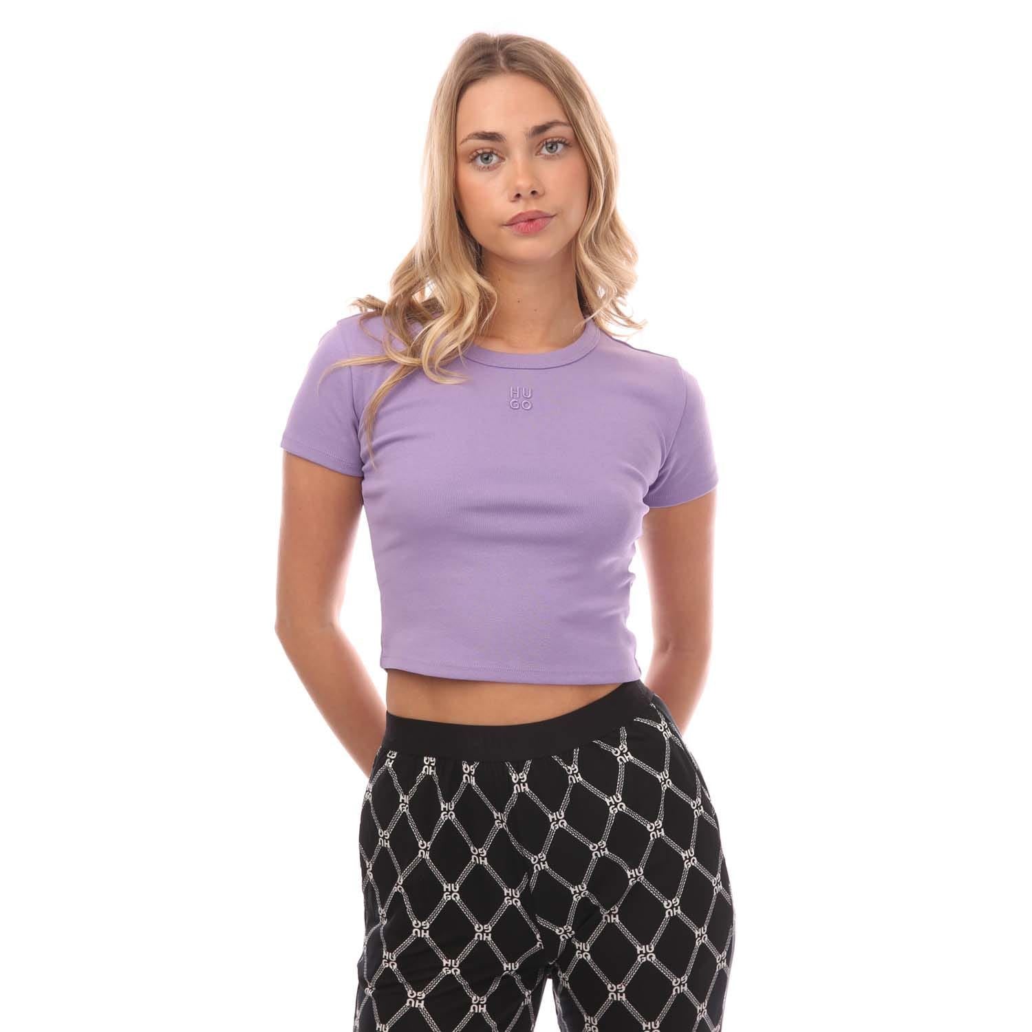 Hugo Delanor Cotton Blend Slim-Fit T-Shirt