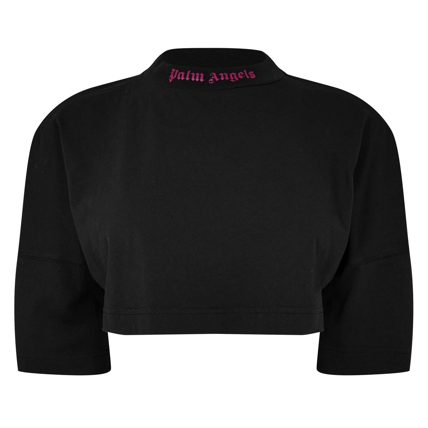 Palm Angels Logo Crop T-Shirt