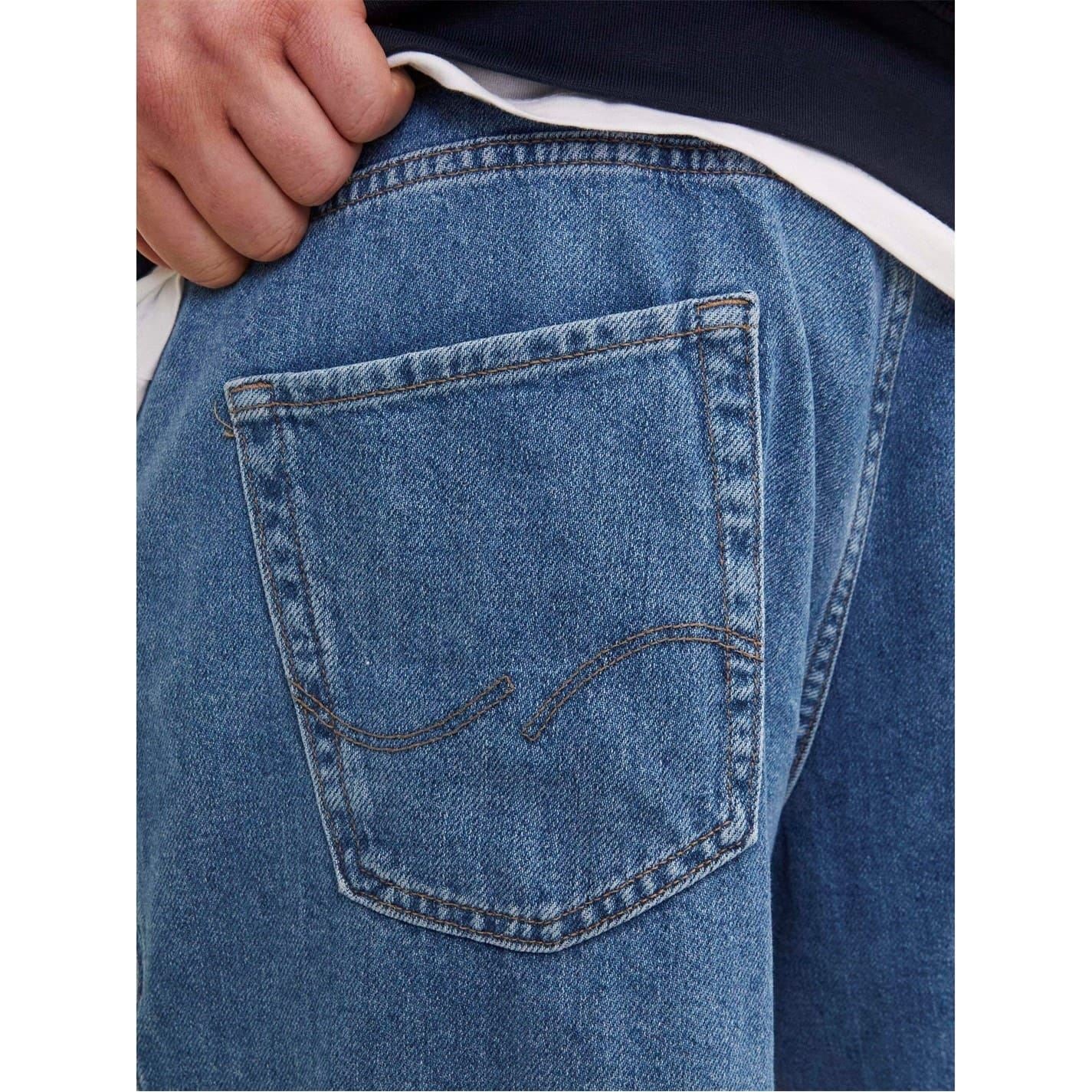 Jack and Jones Chris Wide Leg Mid Rise Jeans