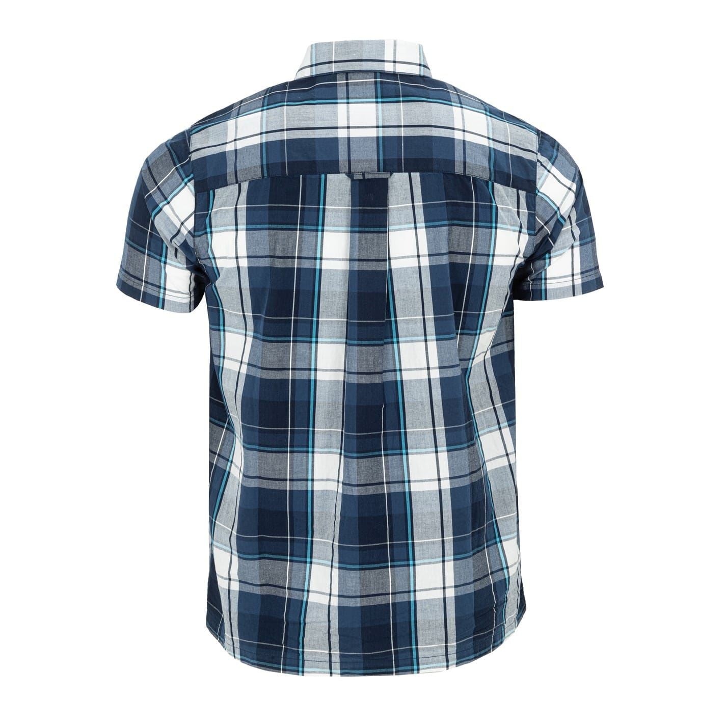 Giorgio Mens Short Sleeve Check Shirt