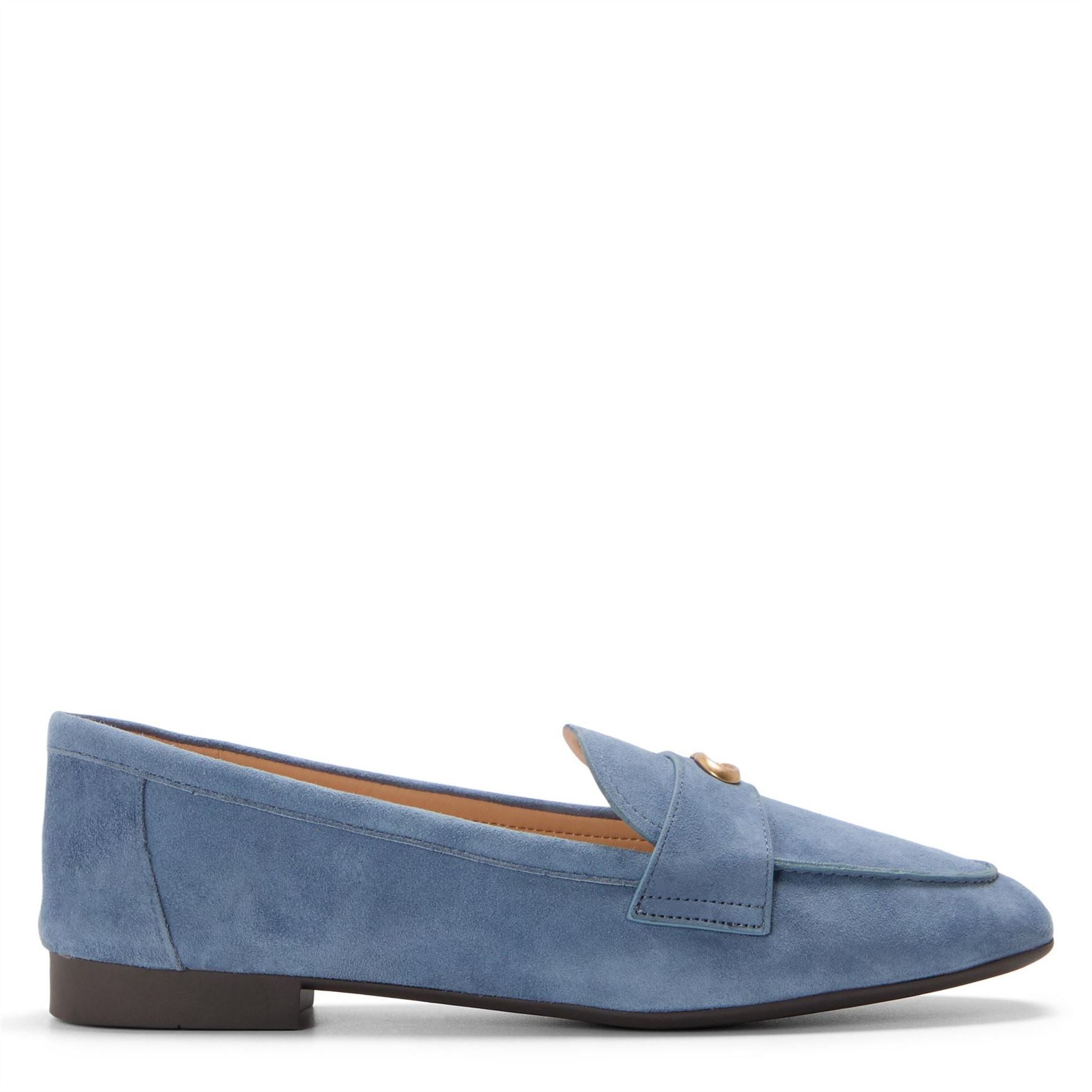 Coach Sculpted Round Toe Penny Loafers