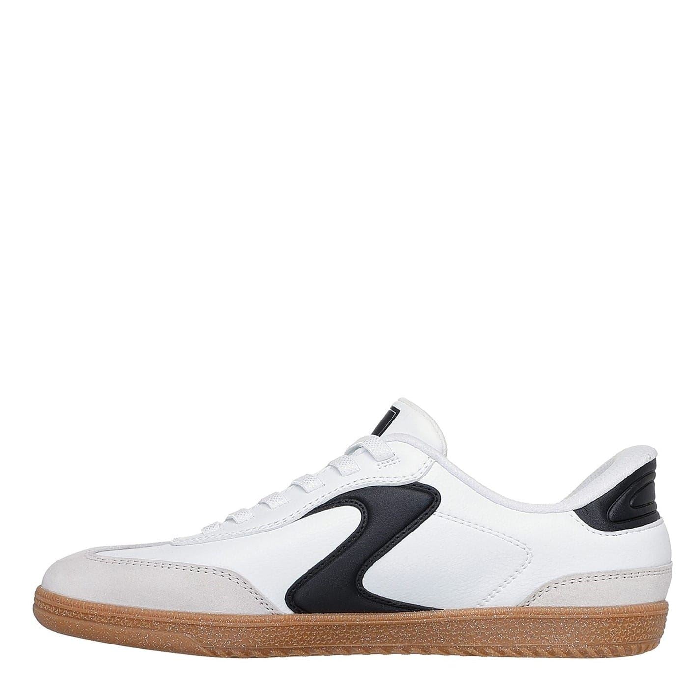 Skechers Duraleather Suede Bungee Low Top Sneakers