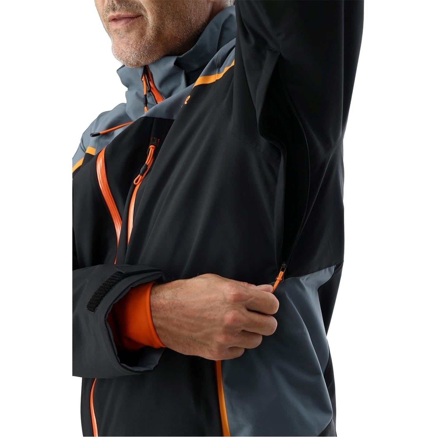 Spyder Chambers Hooded Neck Color Block Ski Jacket