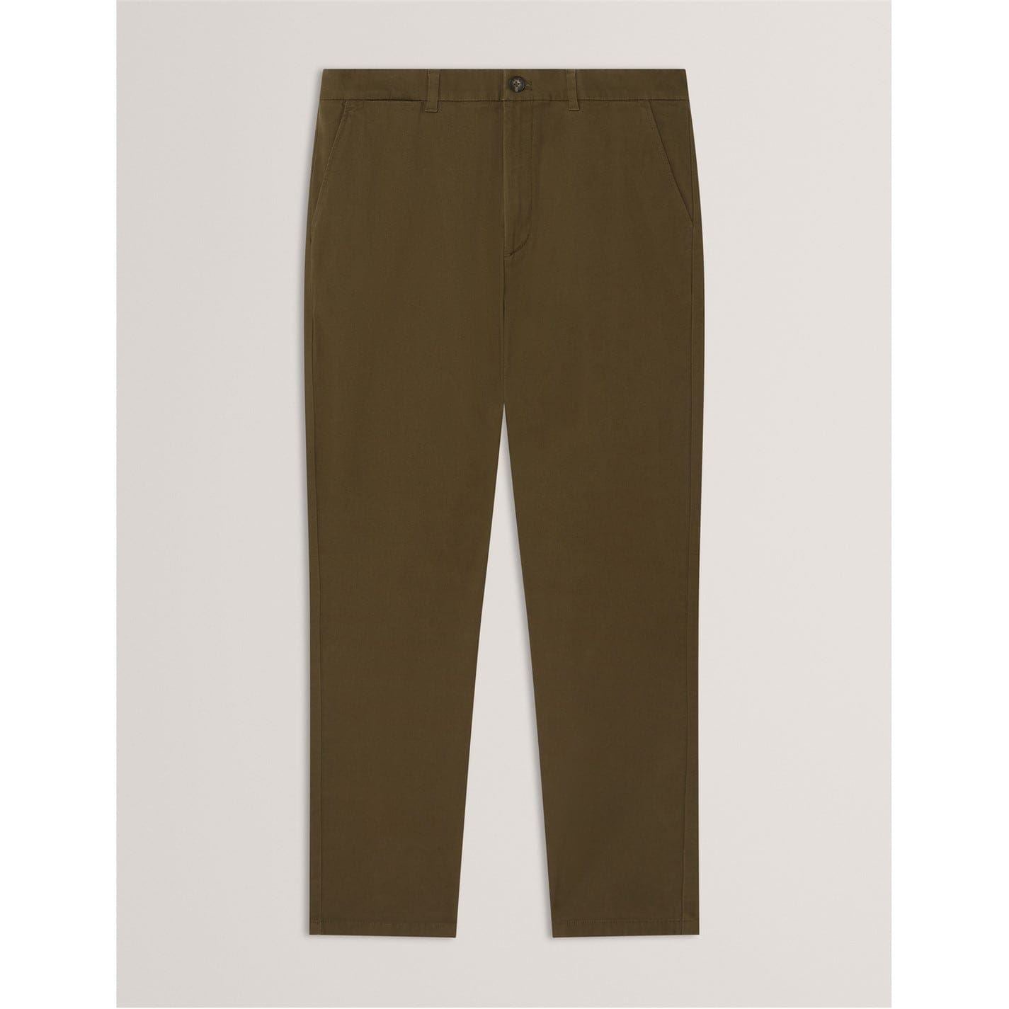 Ted Baker Solid Patterned Slim Chinos