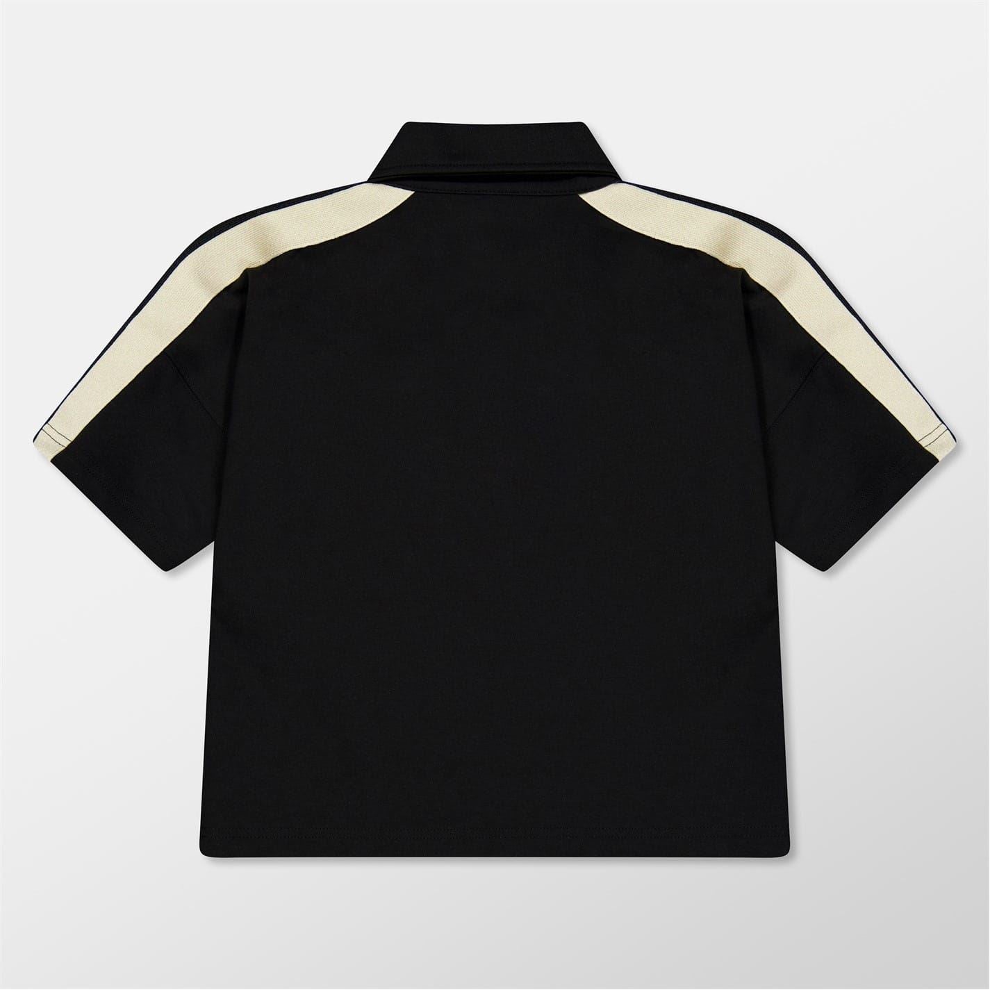 Palm Angels Short Sleeve Logo Print Polo Shirt
