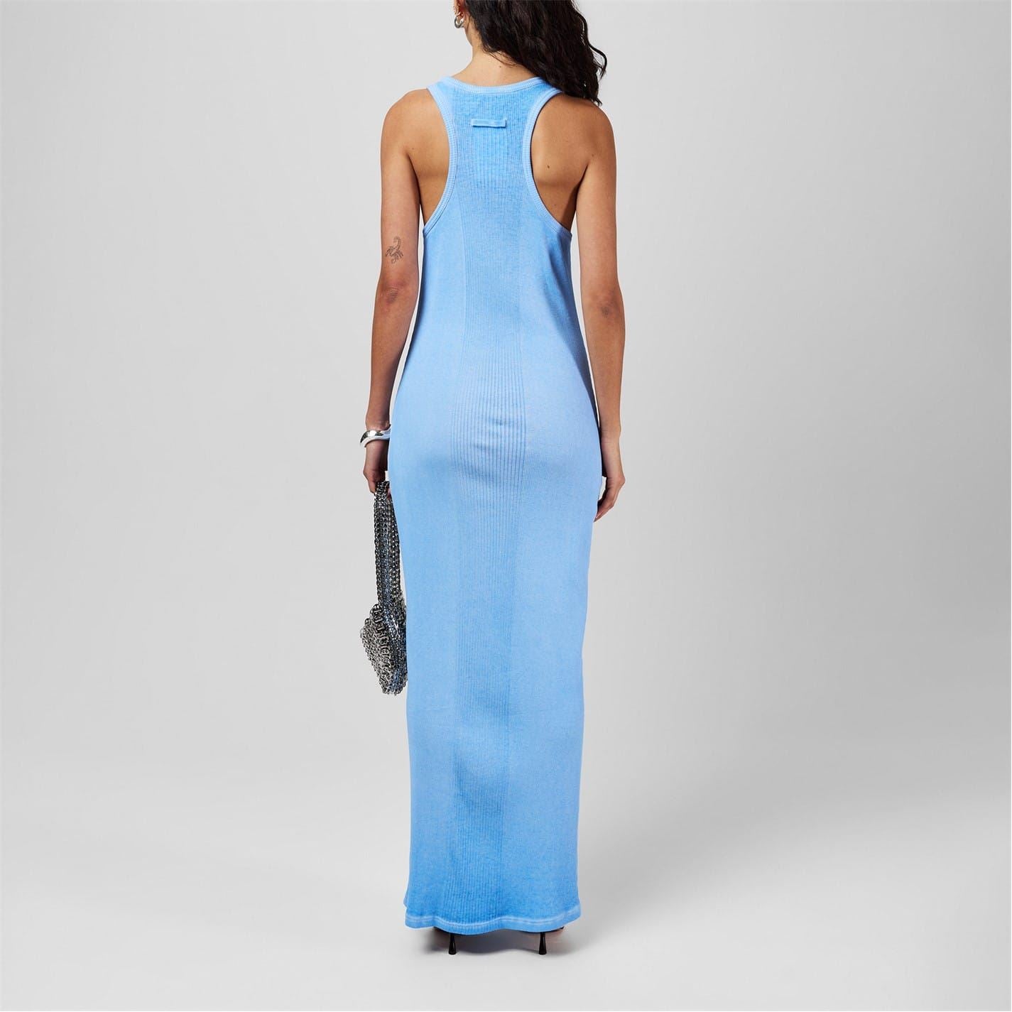 Jean Paul Gaultier Buckle Detail Maxi Dress