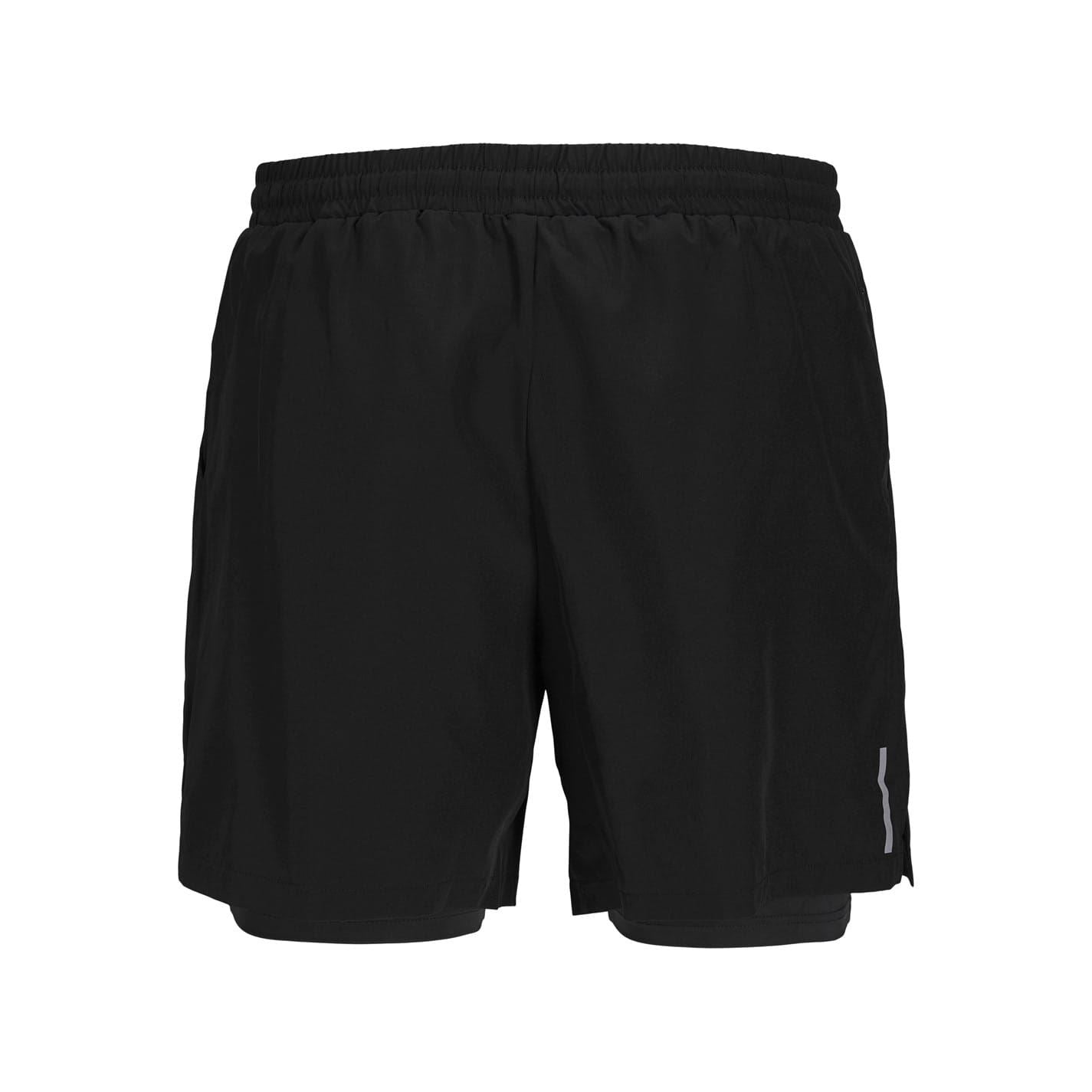 Jack and Jones 2 in 1 Solid Bermuda Shorts