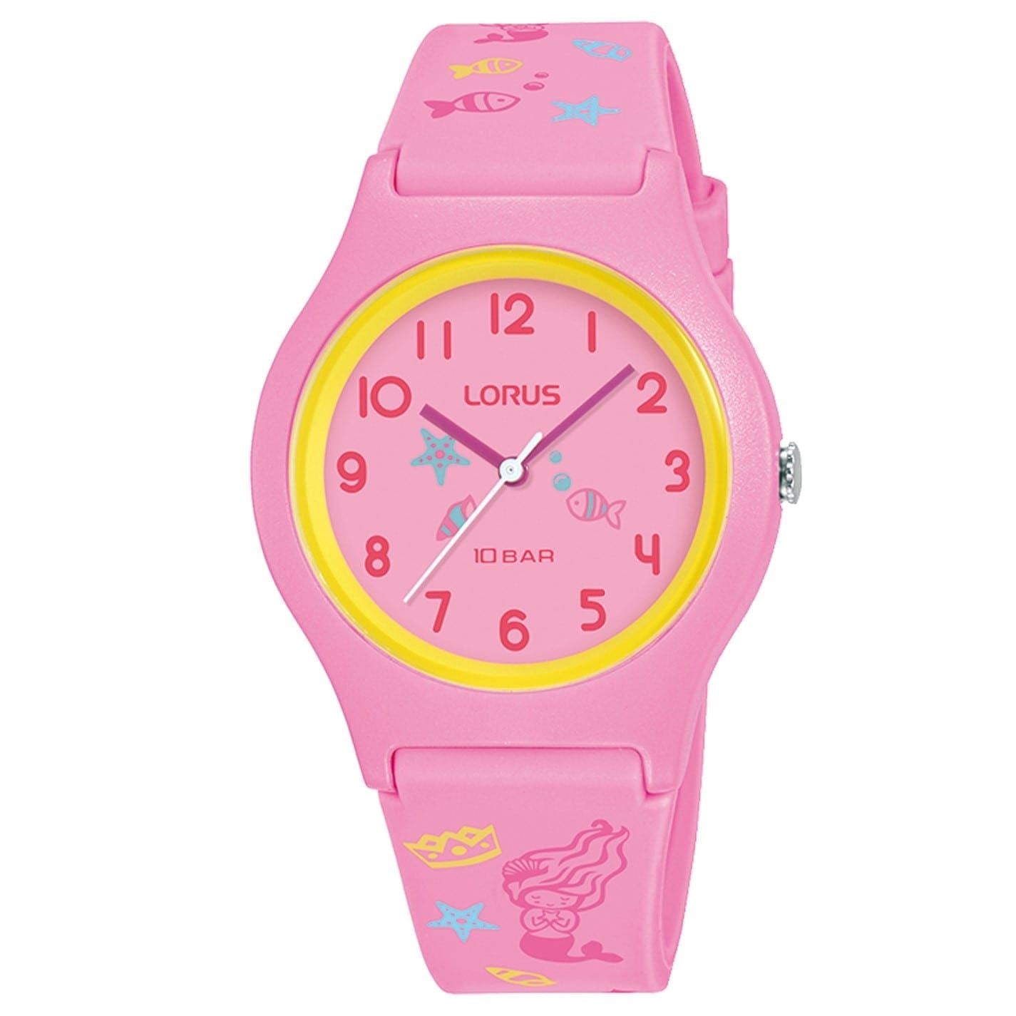 Lorus Youth Analogue Rubber Strap Watch