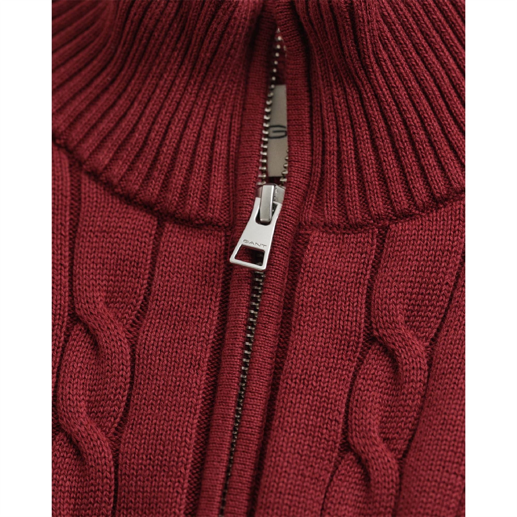 Gant Cotton Cable Half Zip Fleece