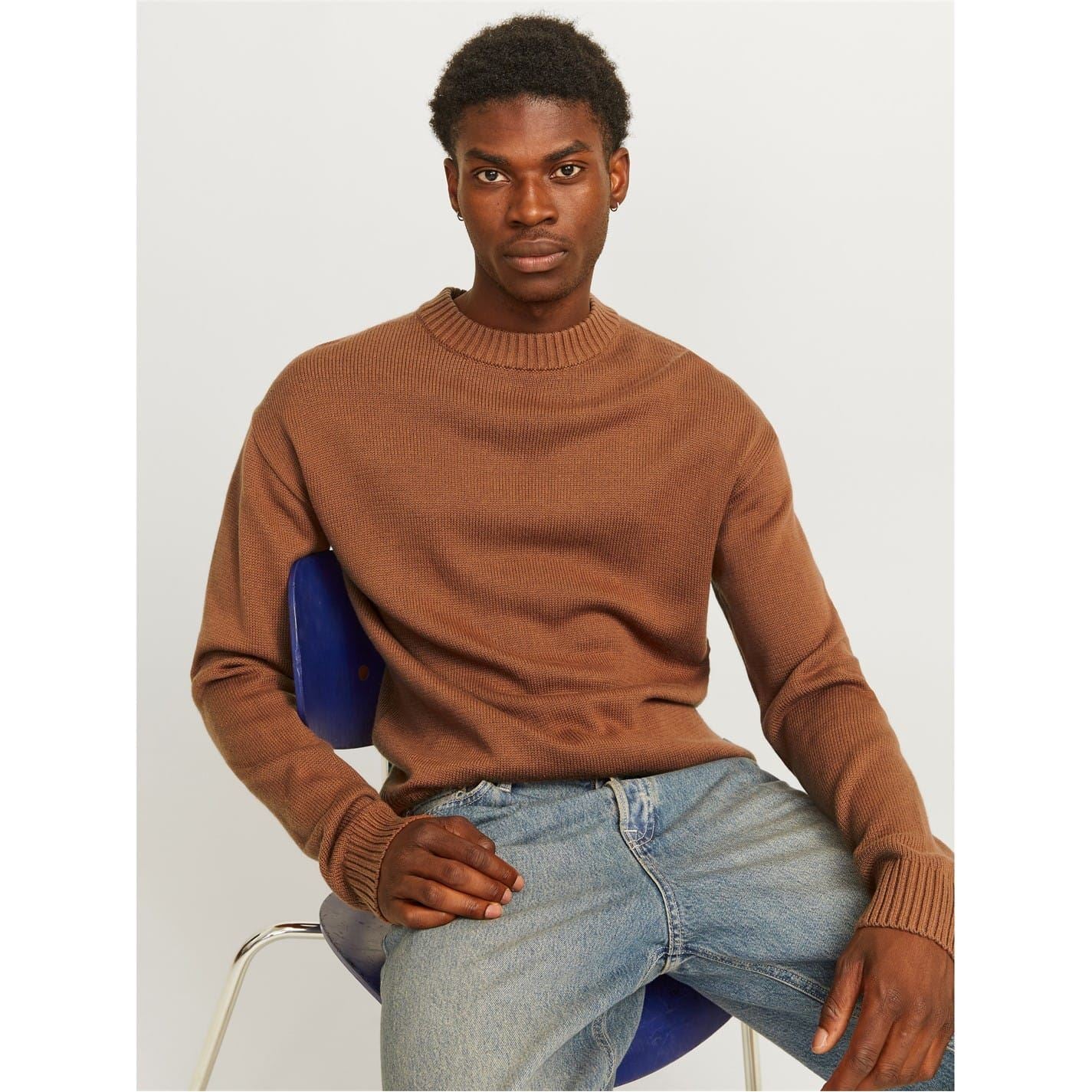Jack and Jones Relaxed Fit Crew Neck Sweater
