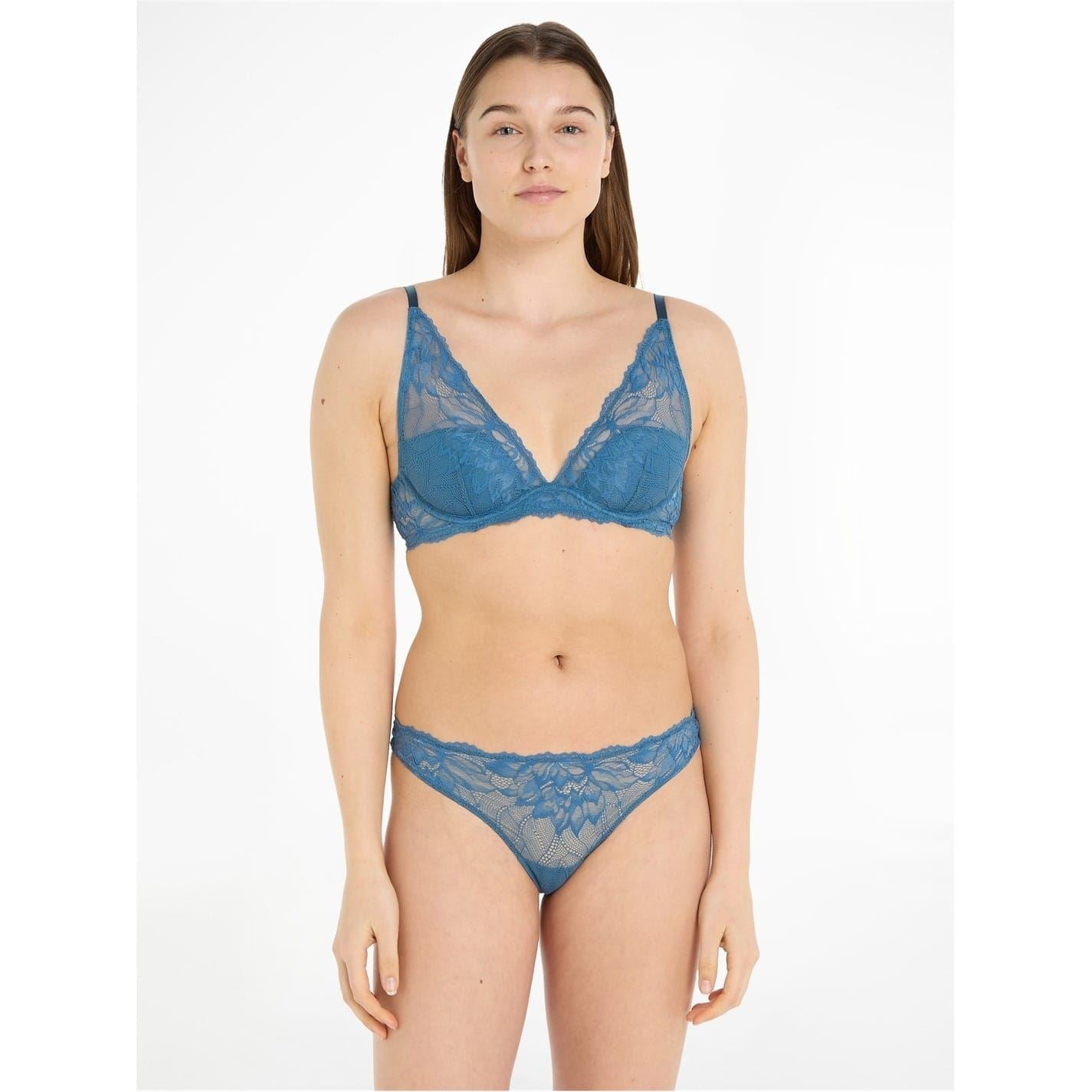 Calvin Klein Comfort Lotus Floral Thong