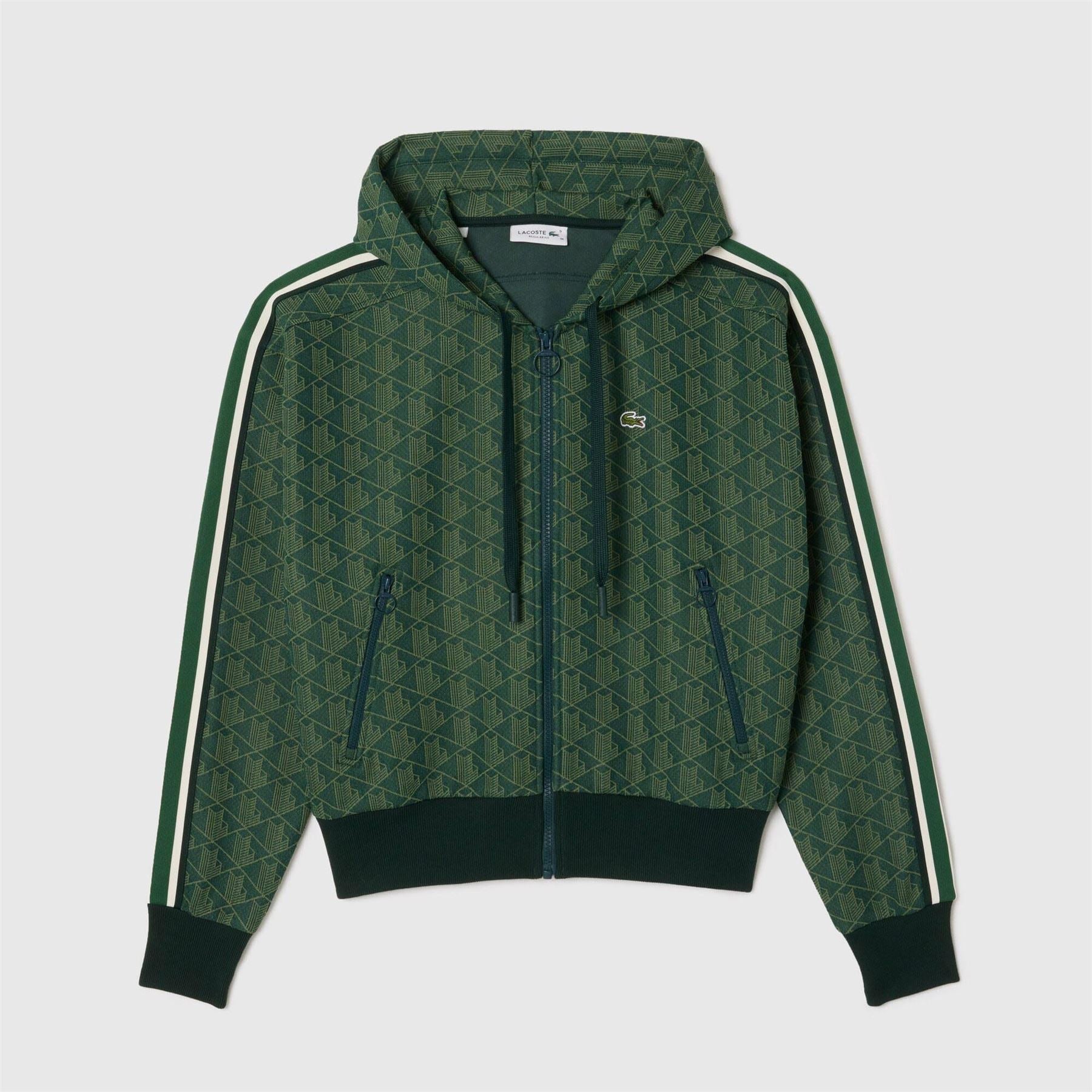 Lacoste Jacquard Monogram Hoodie